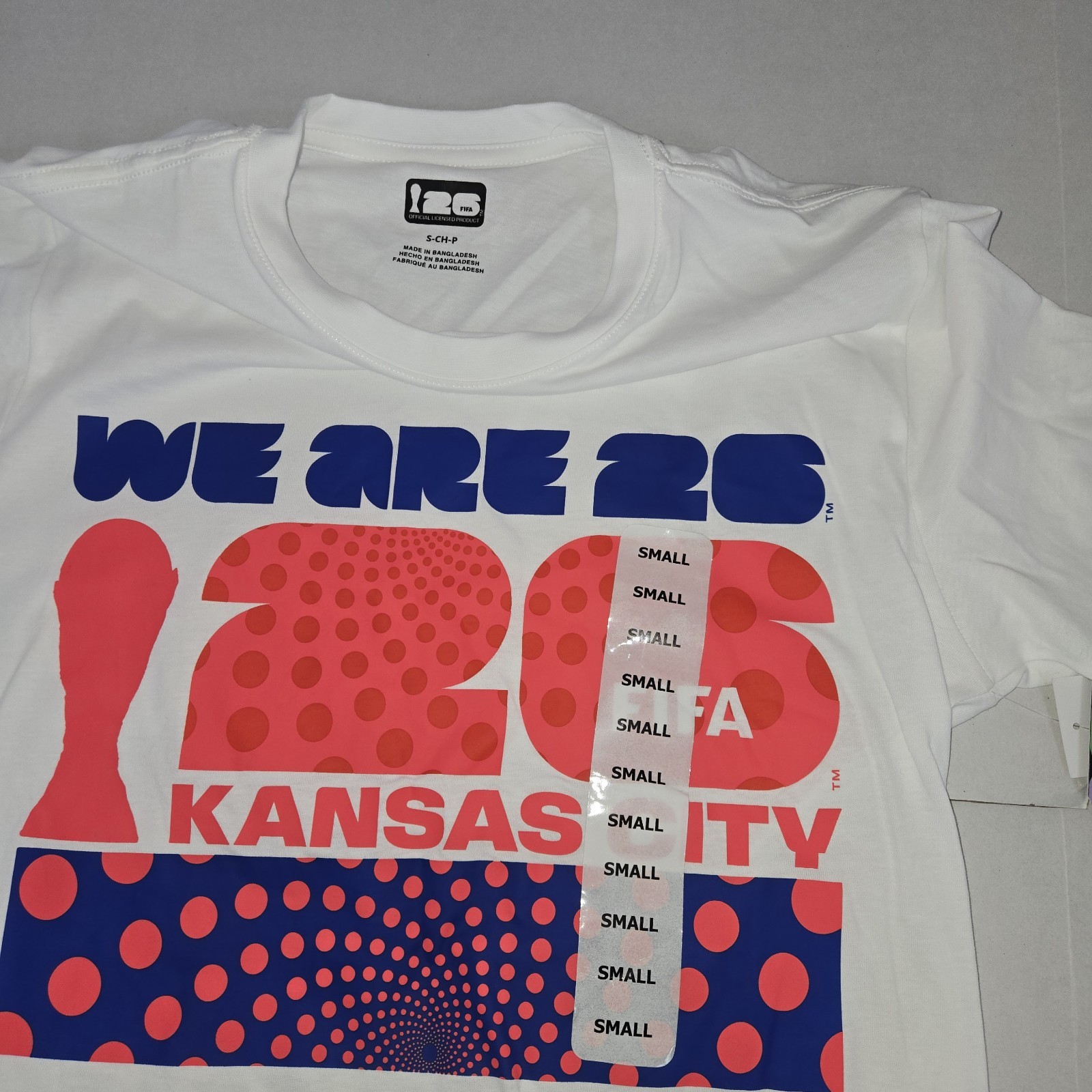 Fifa World Cup 2026 TShirt Sm Soccer Graphic USA Futbol Fan Nwt Small