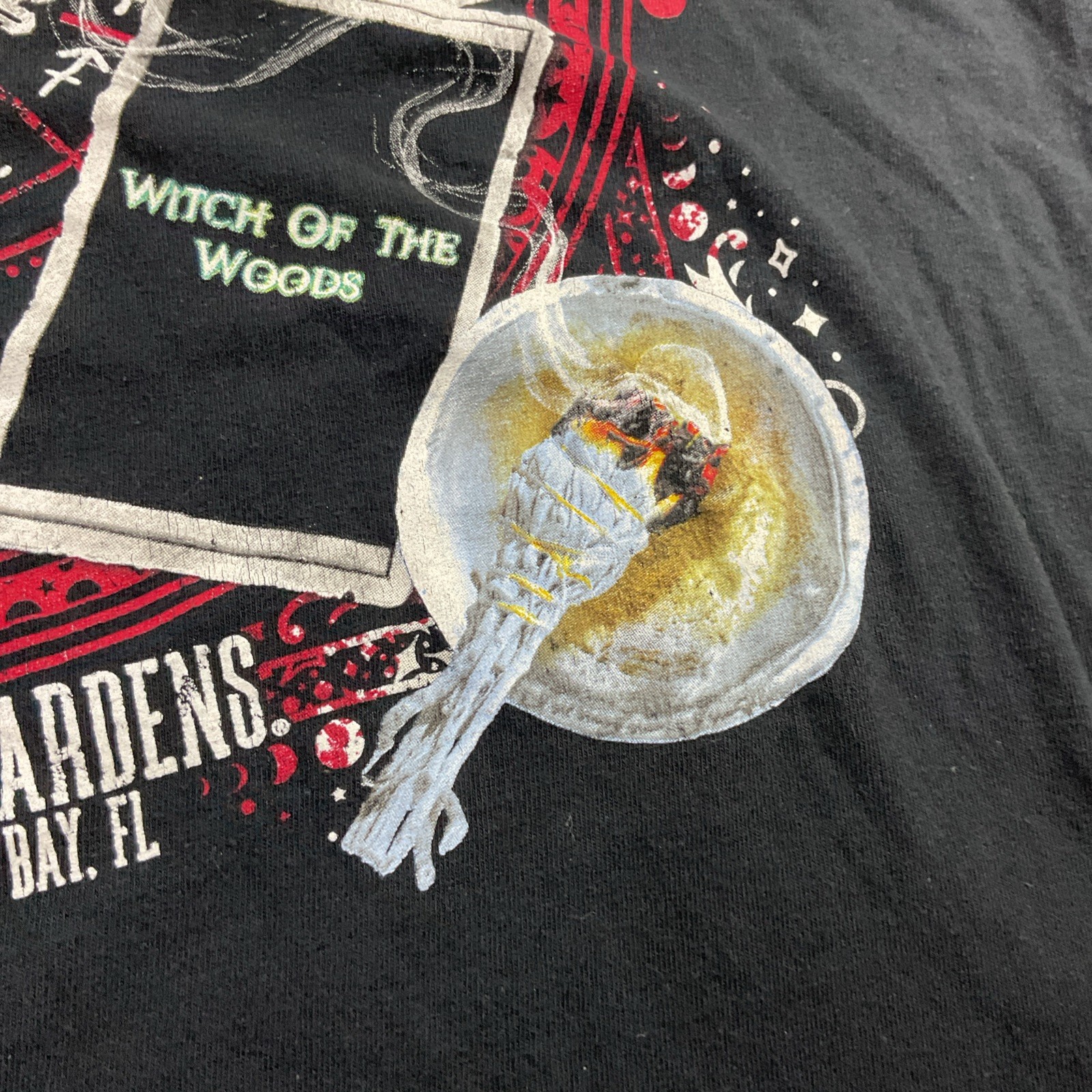 Busch Gardens Howl O Scream T-Shirt Sz L Halloween The Forgotten Graphic Tee
