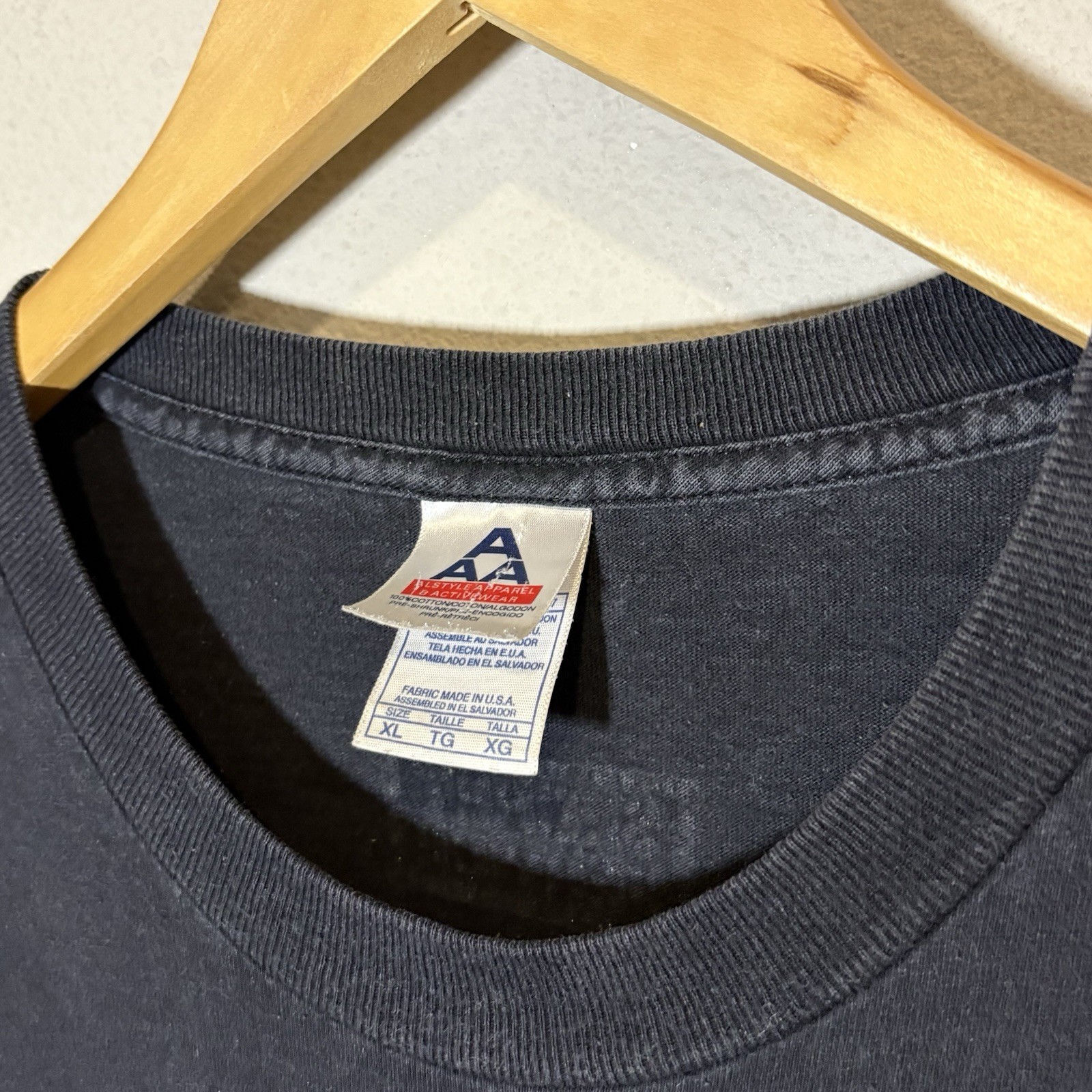 Vintage AAA Secret Service USA T Shirt Mens Streetwear Size XL Spellout Military
