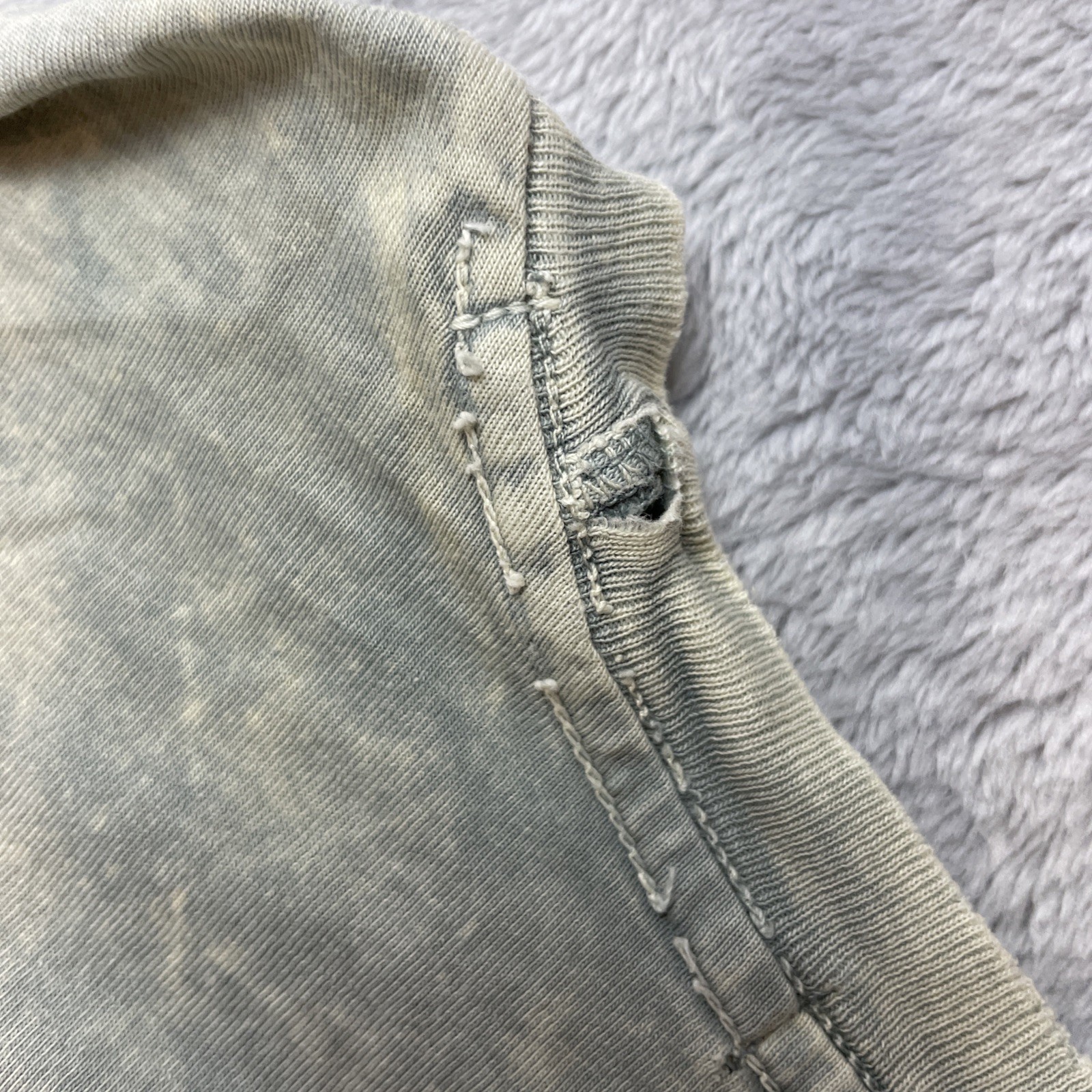 Jake Agave Mens Speedway BSA Tee Sz L Blue Vintage Wash Classic Cut Moto Grunge