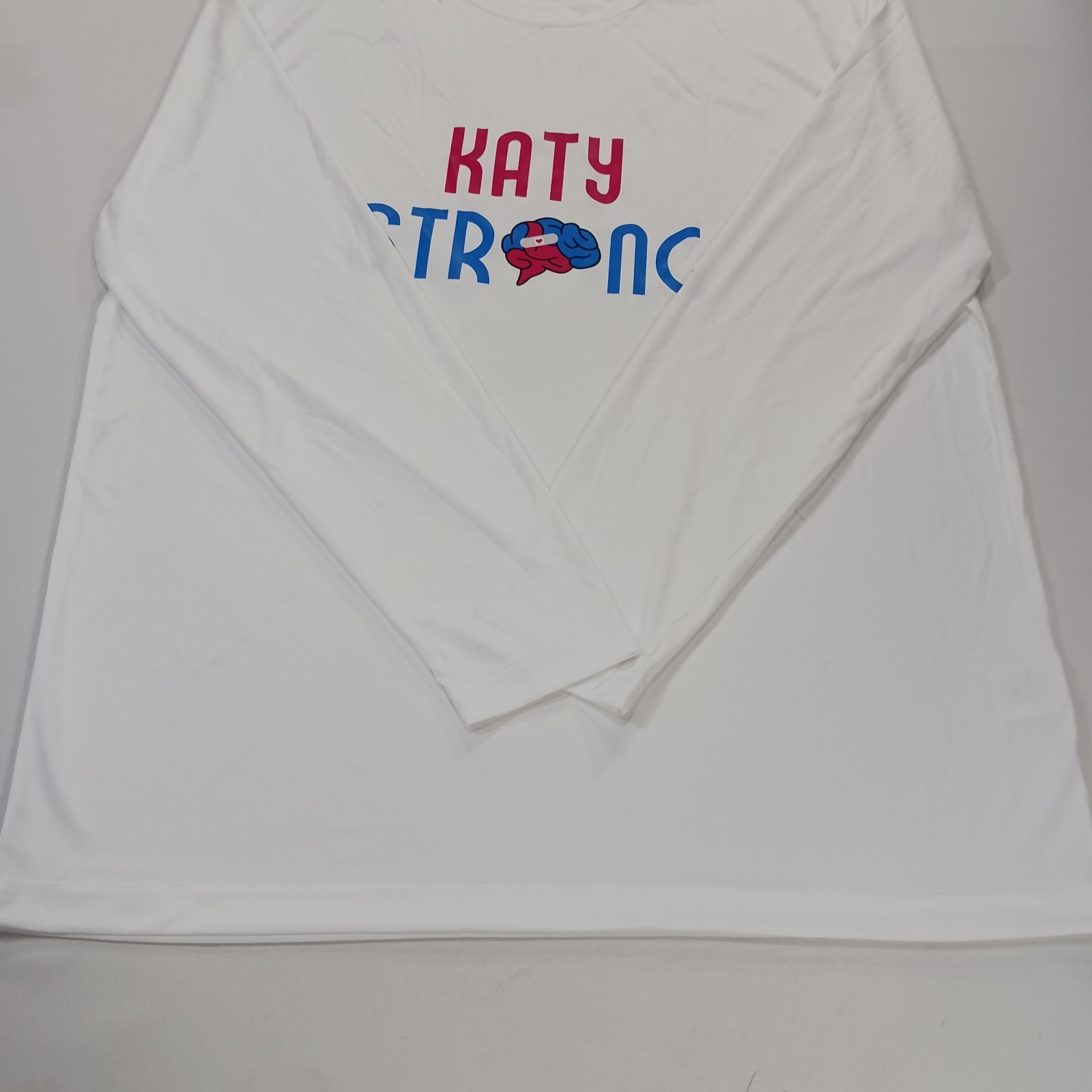 Sport-Tek ST350LS Katy Strong Men XL White Long Sleeve PosiCharge Competitor Tee