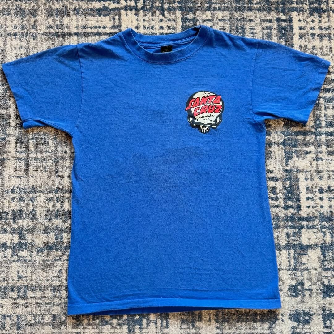 80s SANTA CRUZ SKATEBOARDS COREY O’BRIEN REAPER Vintage T-Shirt Reprint