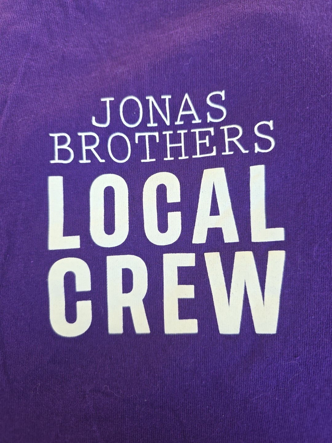 Jonas Brothers Men’s XL Local Crew Carpenter Shirt, Brown Used Rare