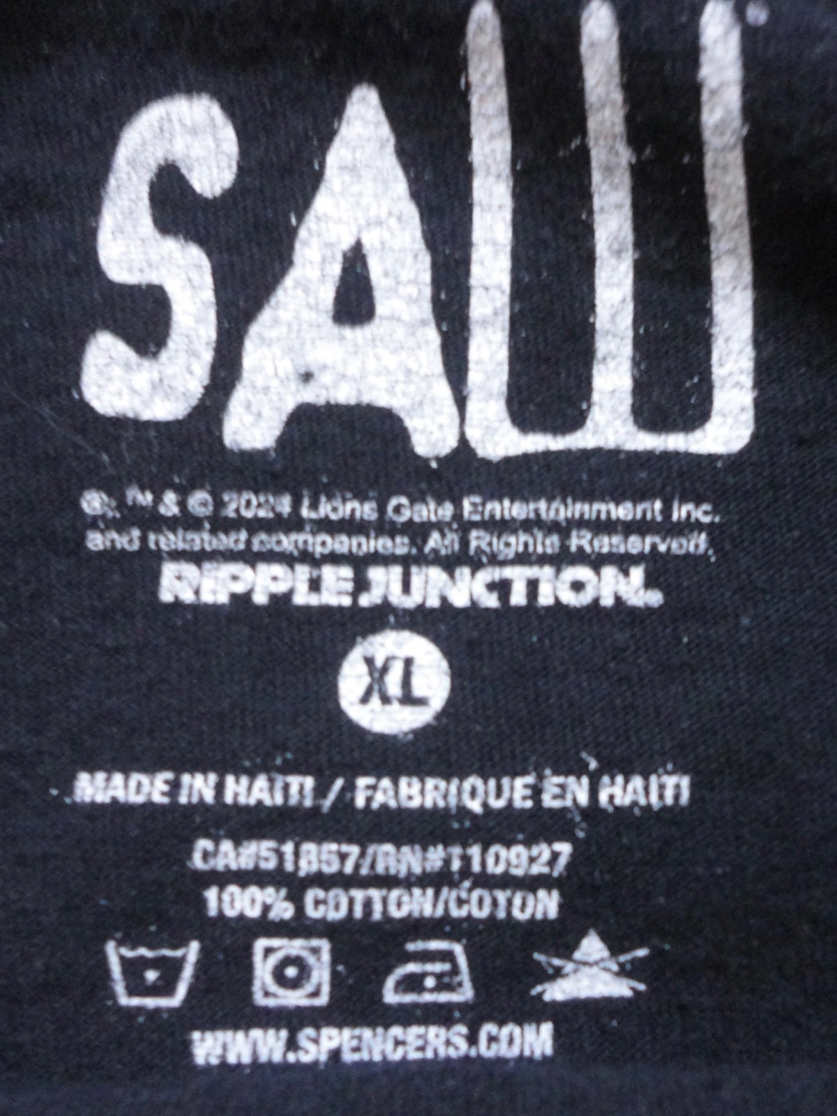 SAW Movie I WANT TO PLAY A GAME MAKE YOUR CHOICE T-Shirt Men’s XL