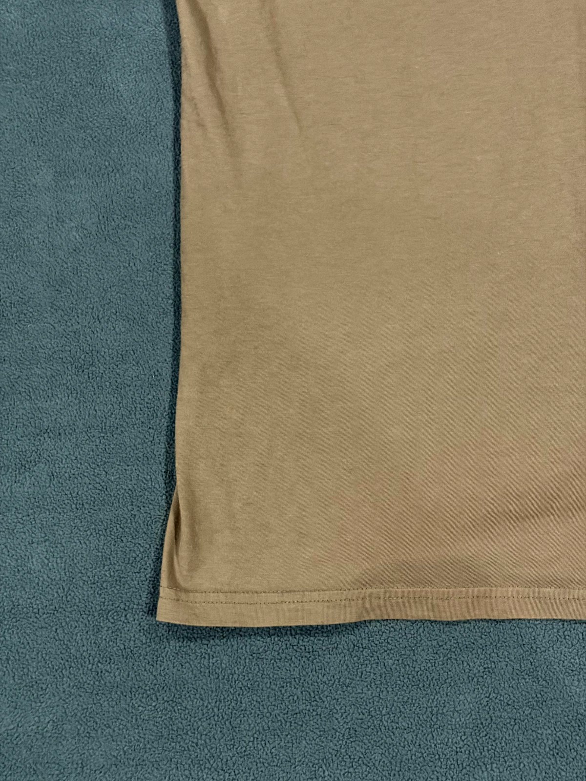 H&M T Shirt Mens Medium Brown Cotton Short Sleeve Regular Fit Crew Neck Casual