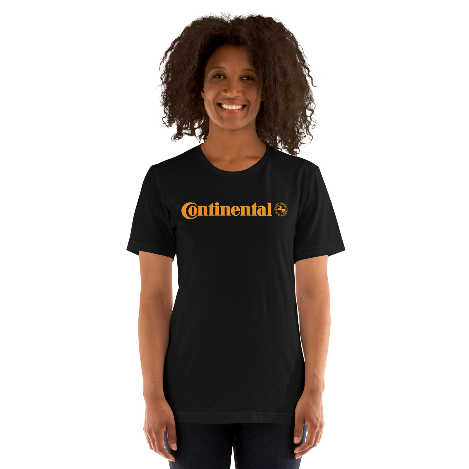 CONTINENTAL TIRE Unisex t-shirt Black & Navy Size S-5XL