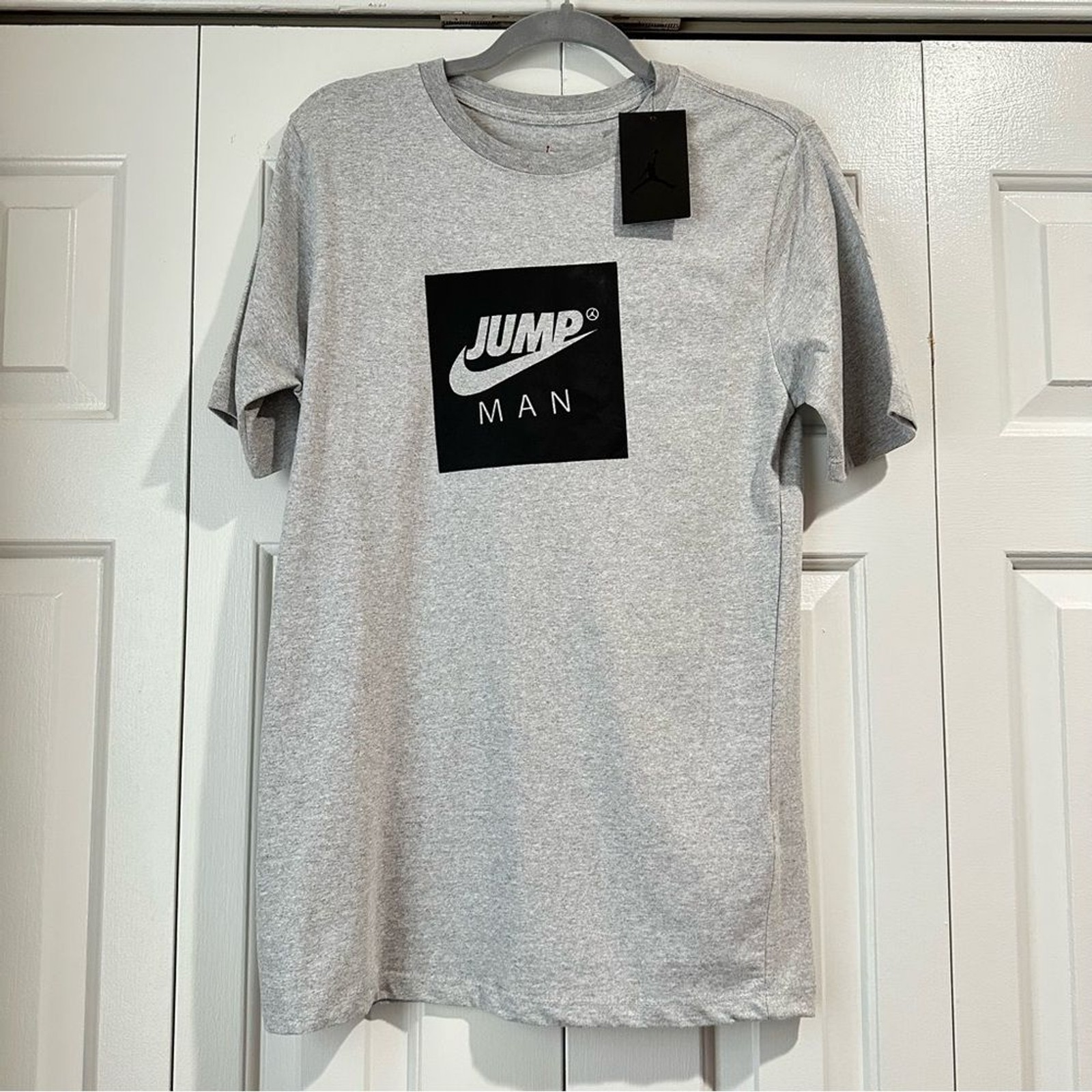 New Nike Jordan Air Jump Man T-shirt Grey Size Medium