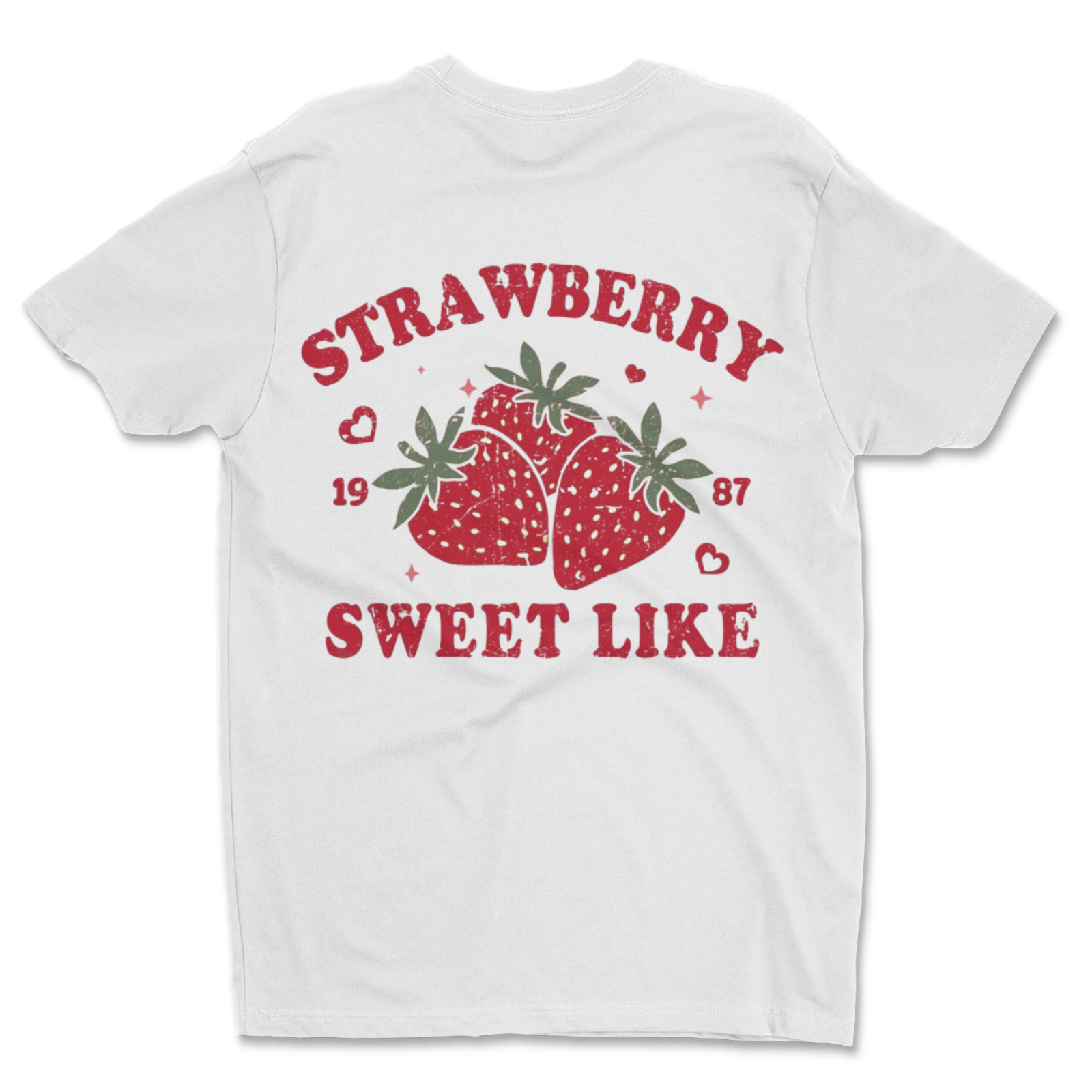 DTF Straberry/ Custom Unisex Soft Style T-Shirts, Next Level- Cotton