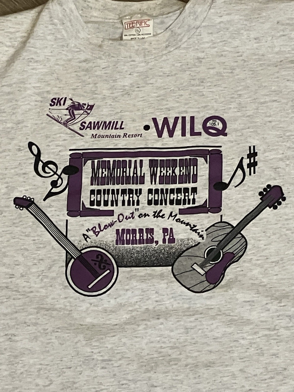 VTG 90’s Clinton Gregory Darryl Don Ellis Country Band Shirt XL Ski Sawmill WILQ