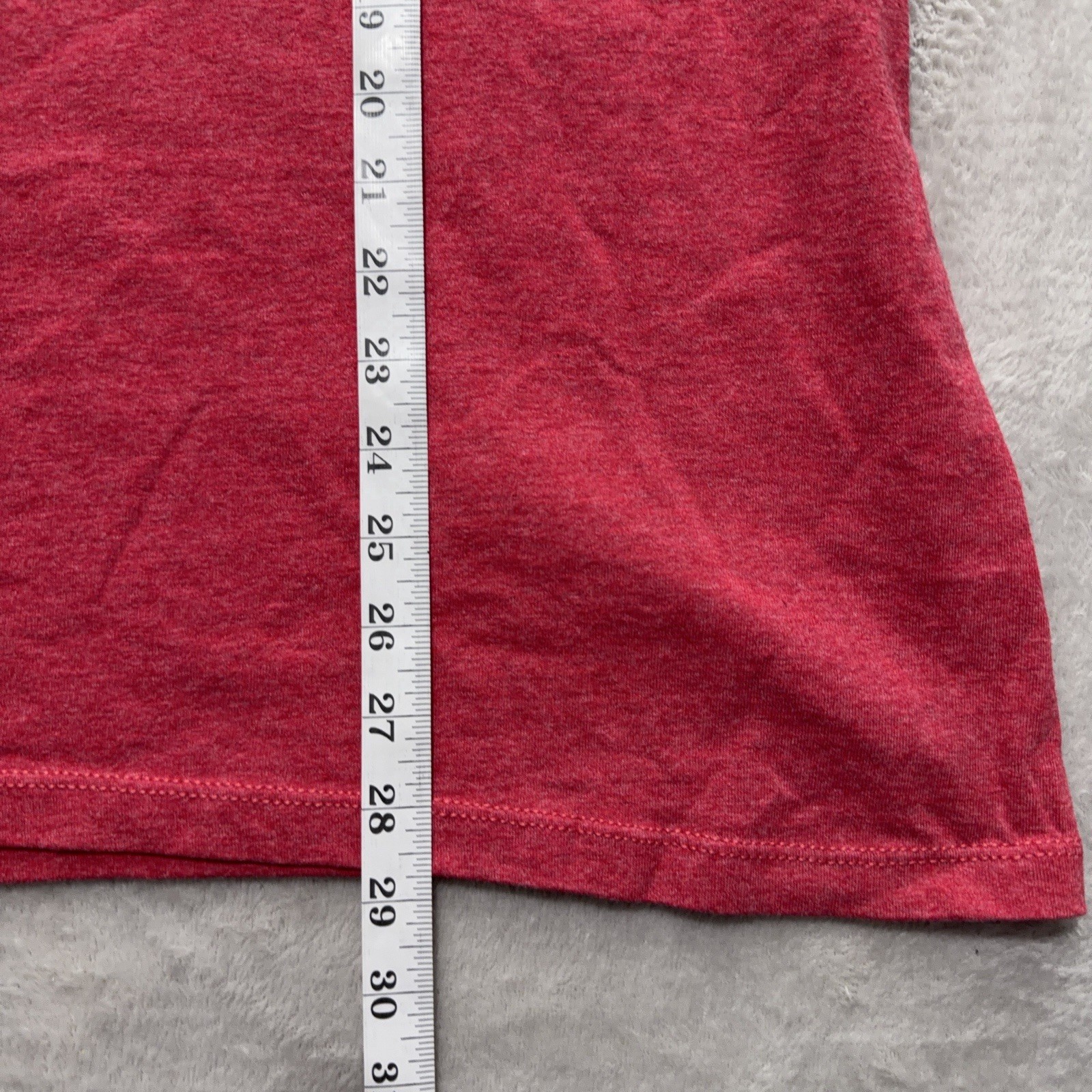 Vintage Mv Sport Mens T-Shirt L Heather Red Texas Tech University Collegiate