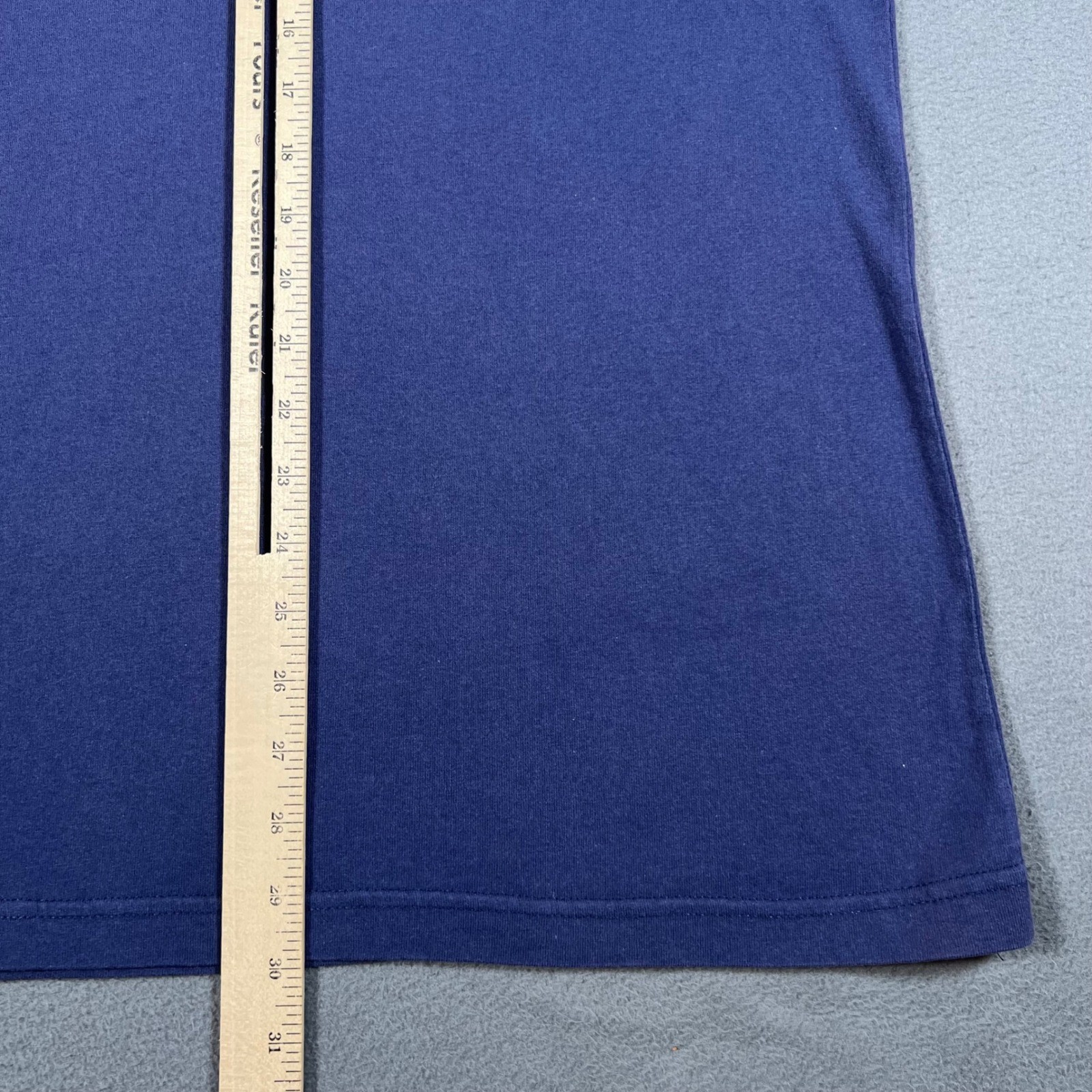 Eddie Bauer Mens T-Shirt L Blue Cotton Outdoor Casual Short Sleeve Made in USA