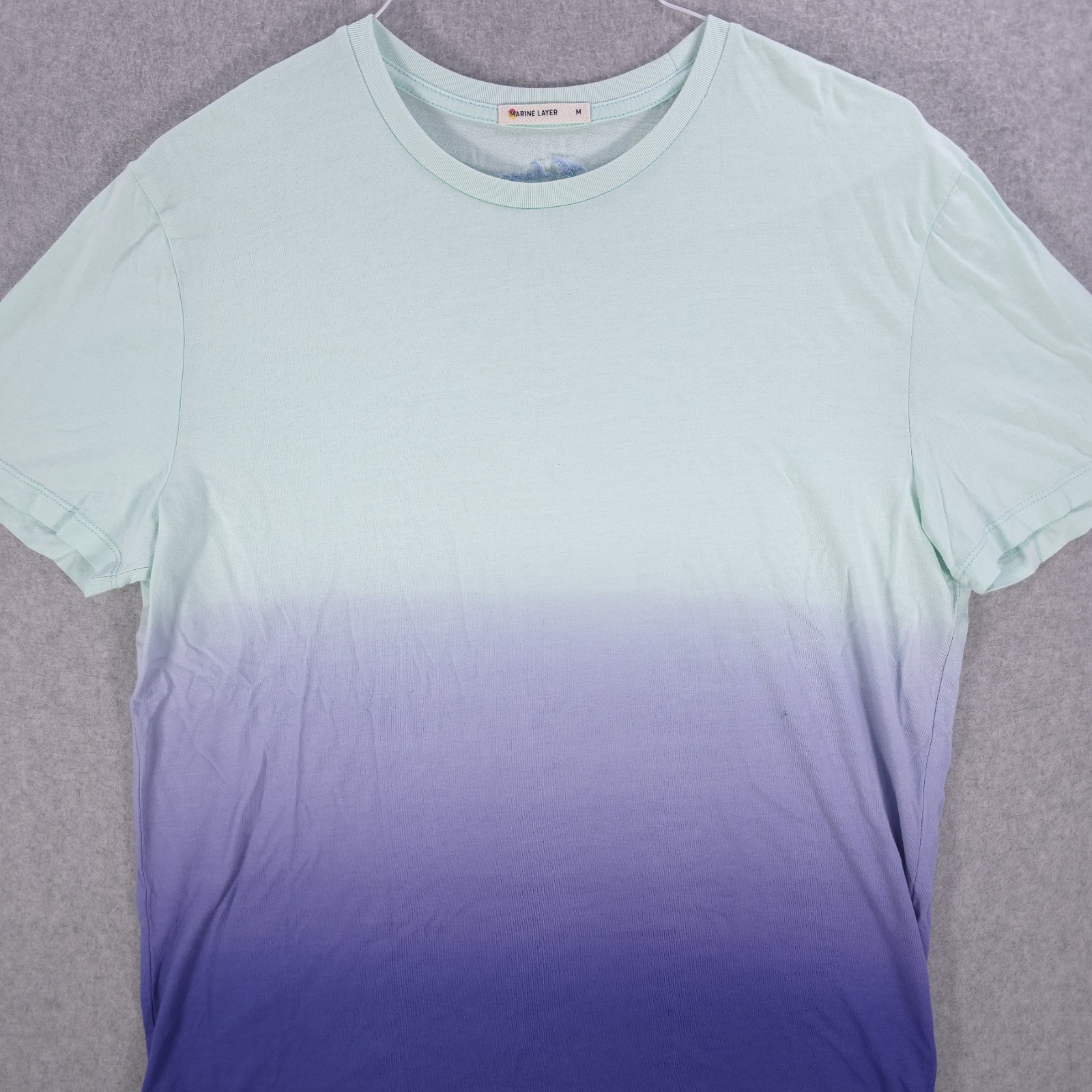 Marine Layer Signature Crew Tee Gradient Modal Casual Shirt Mens Medium