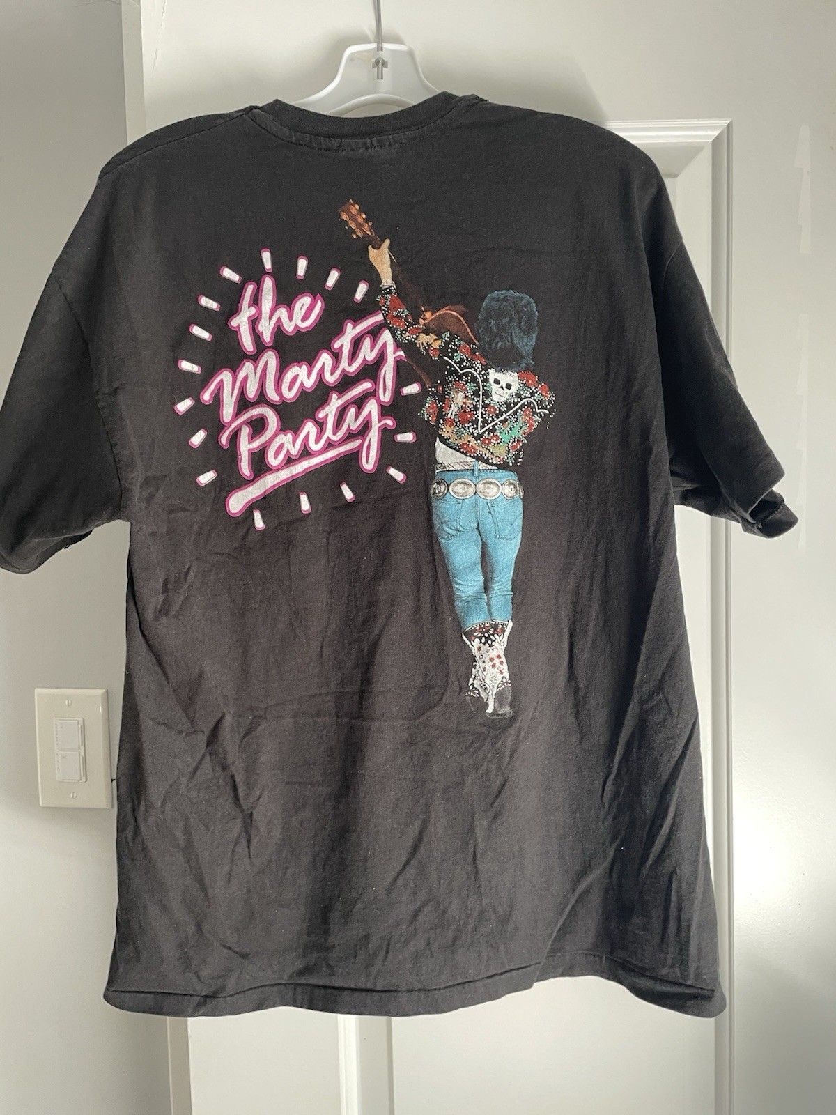 Vintage 1993 Marty Stuart ‘The Marty Party’ Graphic Country Music T-Shirt EN541