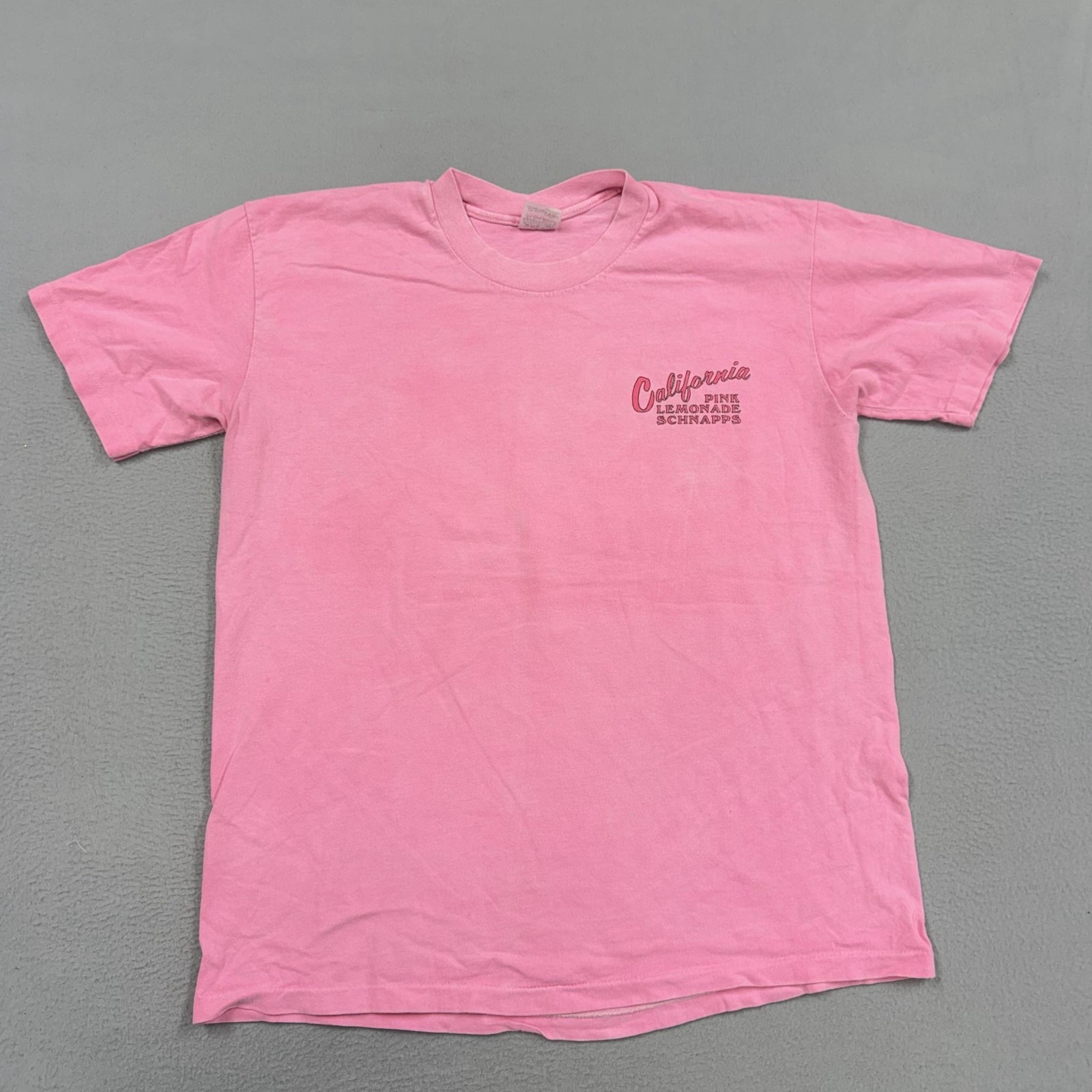 Vintage Stedman Shirt Mens Large Pink California Pink Lemonade Schnapps Tee