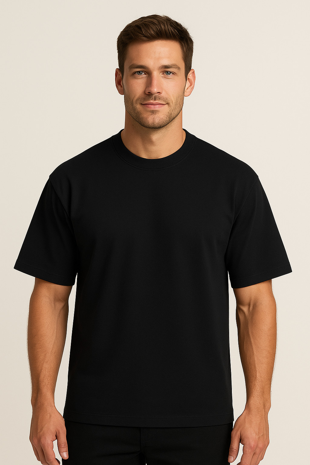 *[JOHN SON](Pack of 6) Mens Super Heavy Weight Big Size Plain T-shirts [S~7XL]
