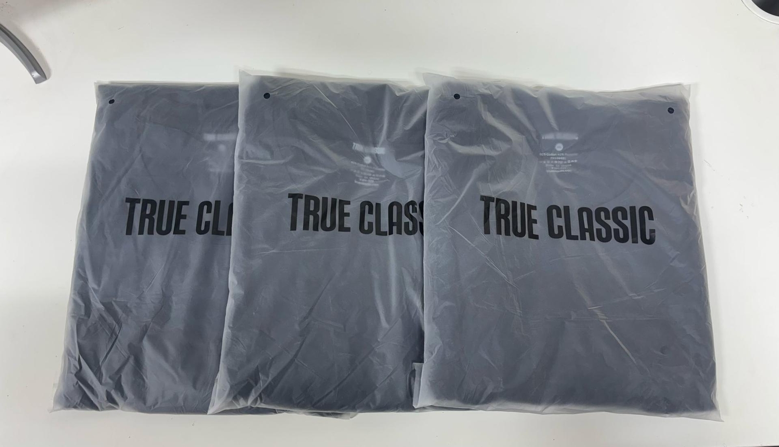 3 Pack True Classic V Neck Mens T-Shirts, Navy, XXL