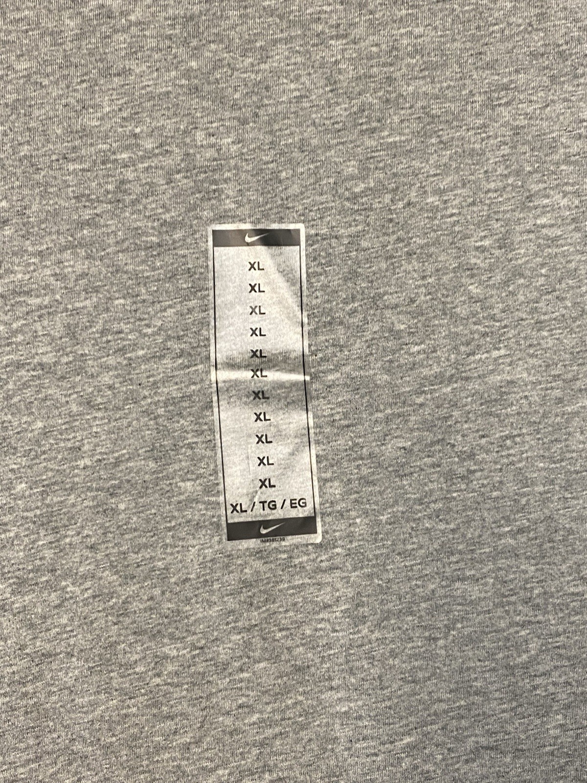 NWT The Nike Tee Mens Sportswear Embroidered Logo T-Shirt Grey AR4997-064 Sz XL
