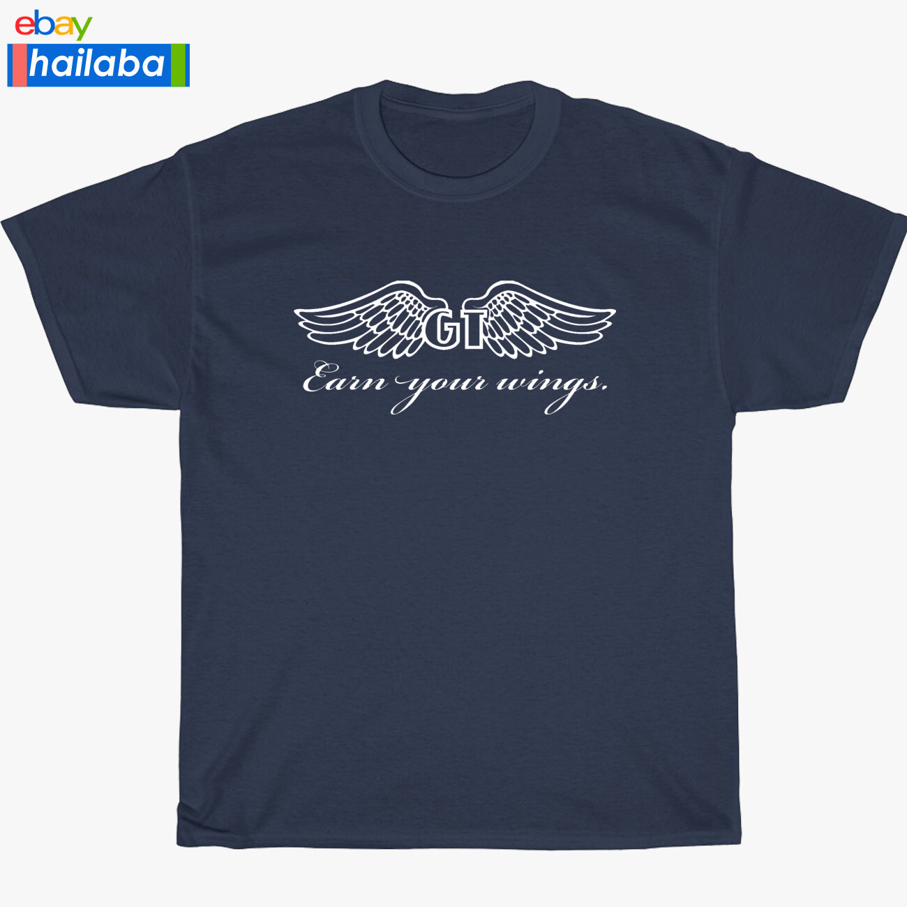 New GT Bicycles Bike Logo Black/Navy/Sport Grey/White Men’s T-Shirt S-5XL