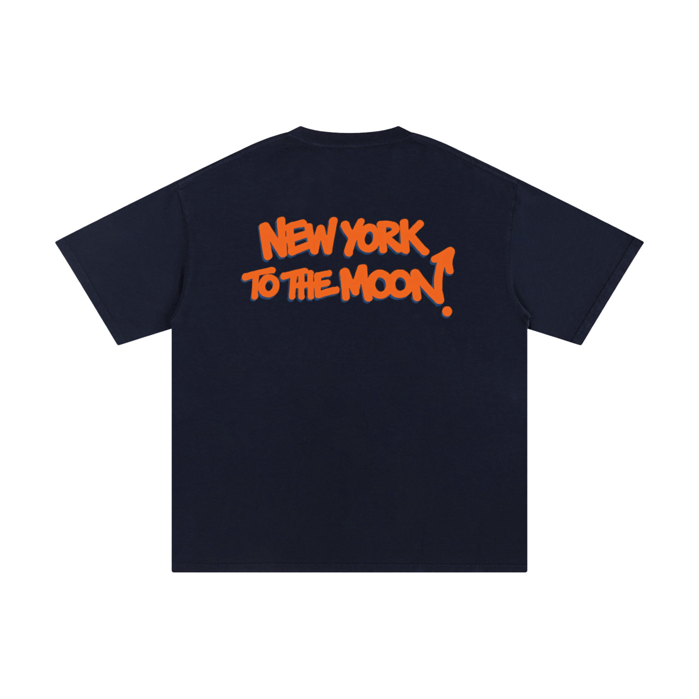New York Knicks Basketball “To The Moon” T-Shirt NYC Double Sided Tee S-2XL