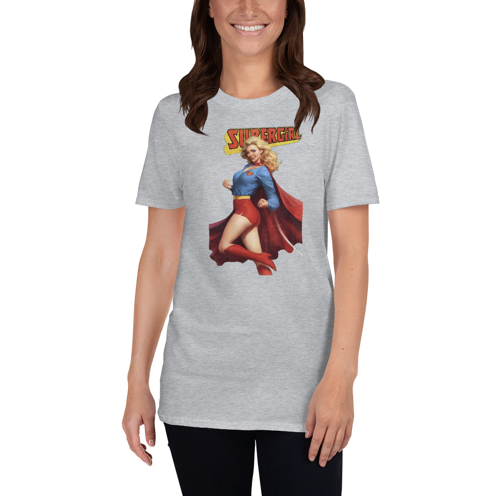SuperGirl, DC Comics, Justice League, Movie, Graphic, Printed T-Shirt