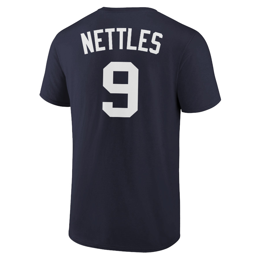 Craig Nettles T-Shirt New York Yankees Player Name and Number Soft Jersey Tee