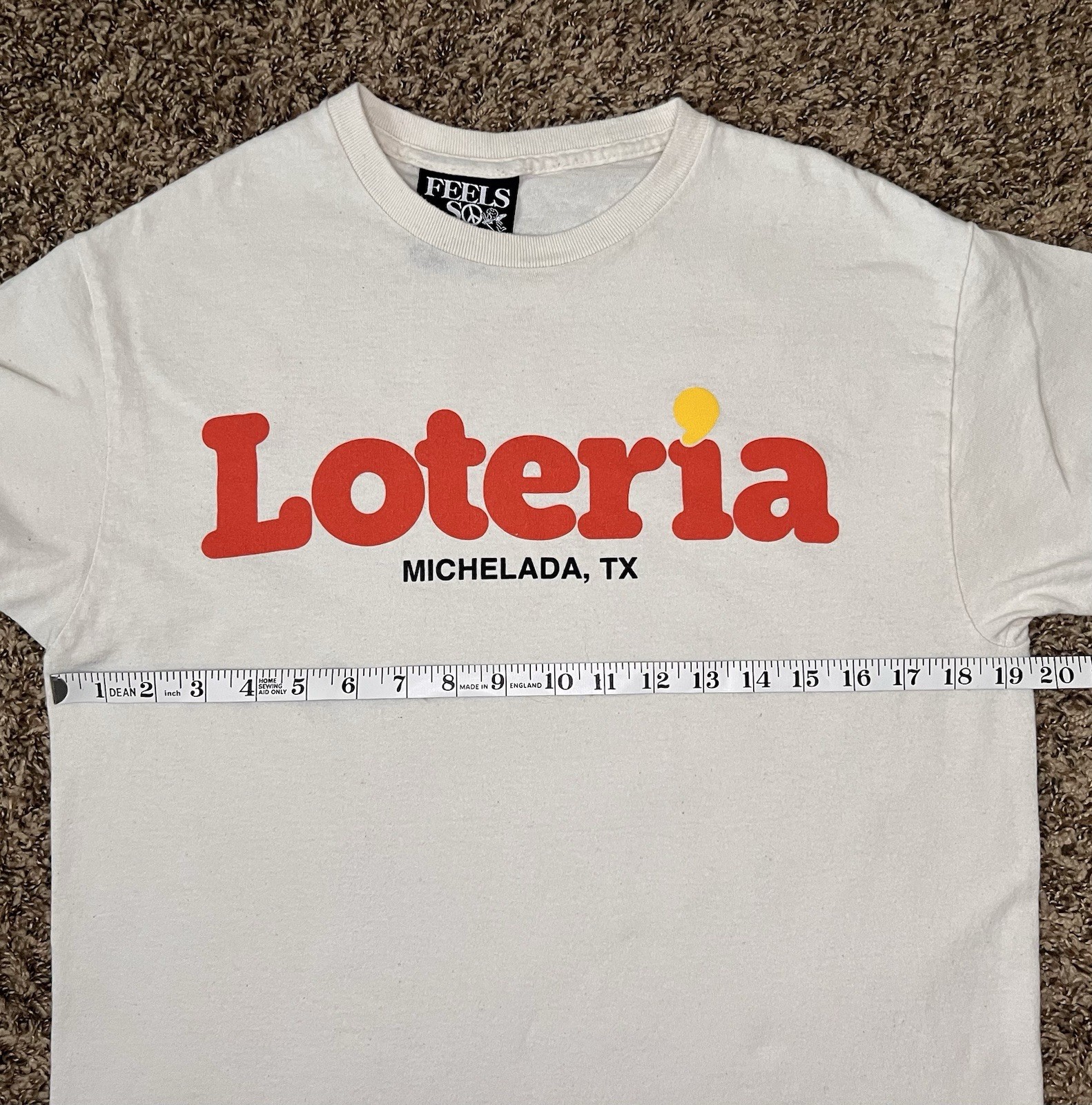 Feels So Good Loteria Michelada TX What’s Cooking Shirt MD 19” X 26”