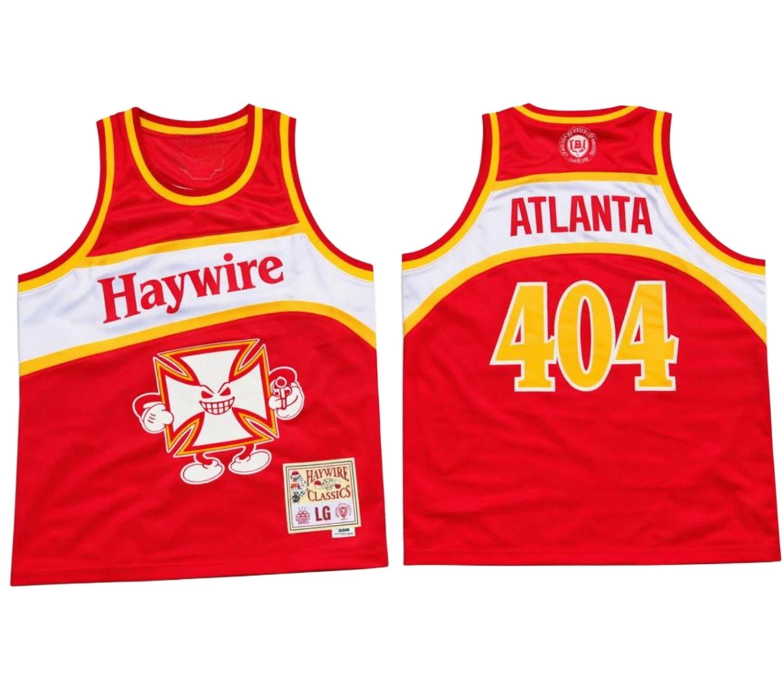 Reprint Haywire Atlanta City Basketball Jersey Full Size S-5XL