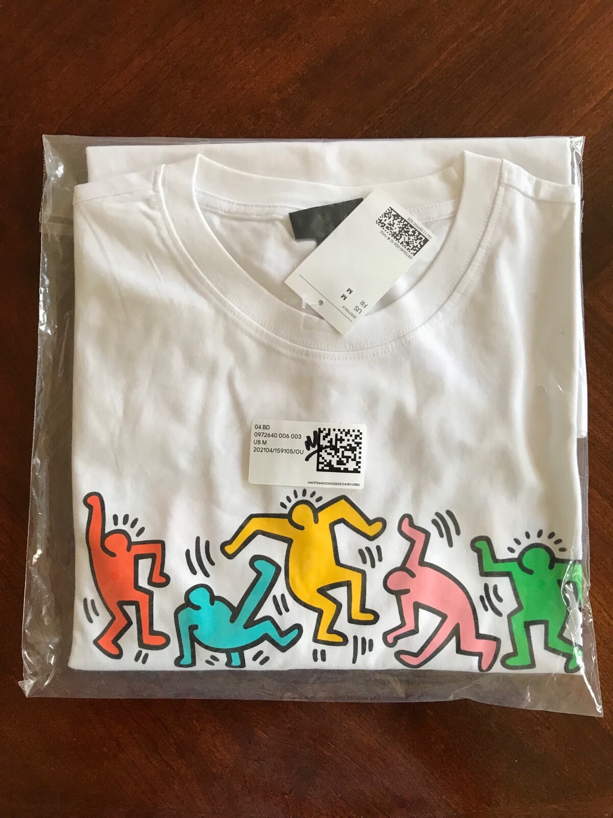 KEITH HARING Licensed T-Shirts NEW XS,S, M, L, XL, XXL PRINT ON BOTH SIDES NWT