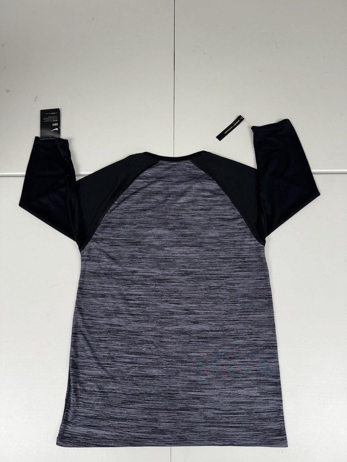 Nike Men’s Velocity Legend 3/4 Sleeve Baseball Top Gray $40 NWT Pick Size