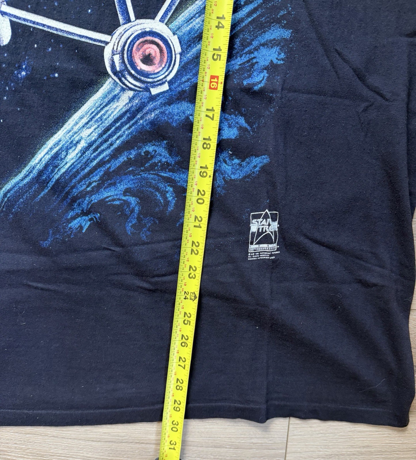Vintage Star Trek Changes Shirt Mens XL Black USS Enterprise Graphic Tee 90s