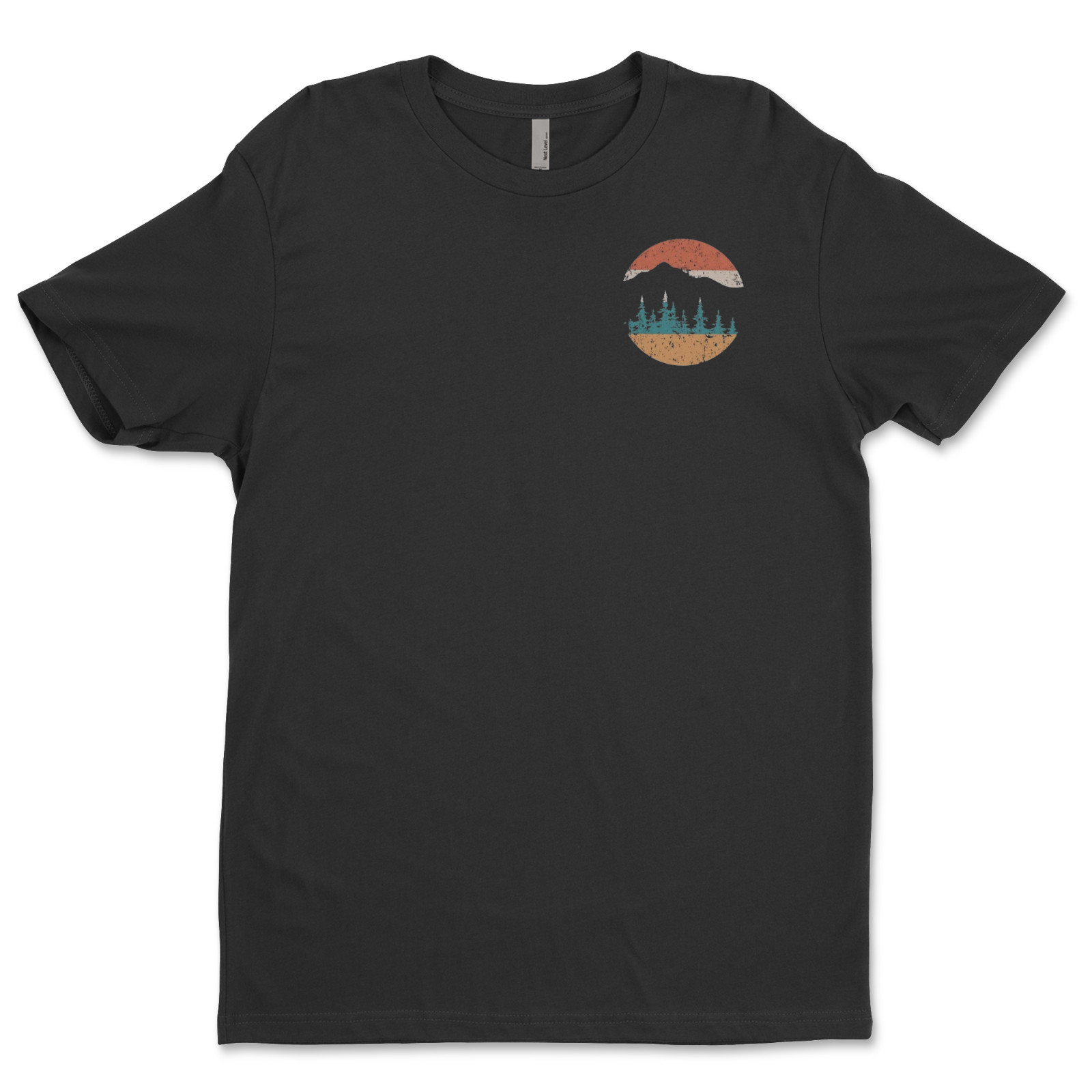 Custom T-Shirt Mountains/ Unisex Soft Style T-Shirts, Next Level- Cotton