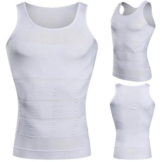 Men Compression Shirt Sleeveless Body Shaper Base Layer Slimming Tank Tops Vests