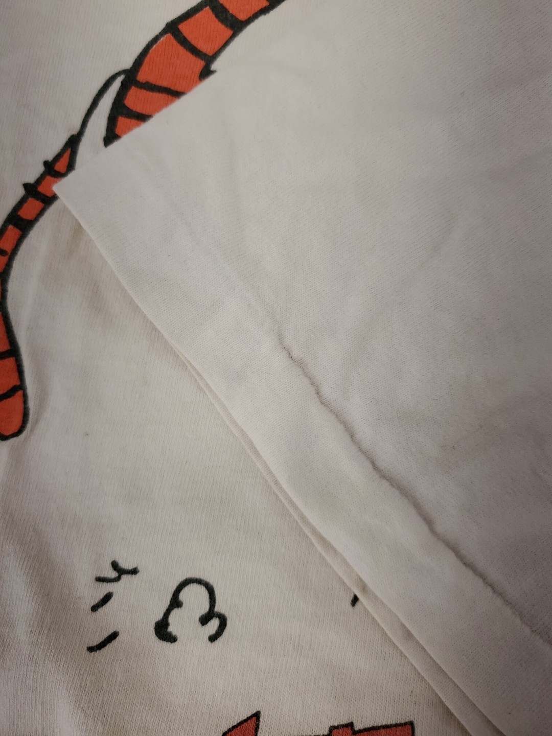 Calvin and Hobbes VTG 90s T-Shirt LaCrosse Front/Back Print Single Stitch LG??