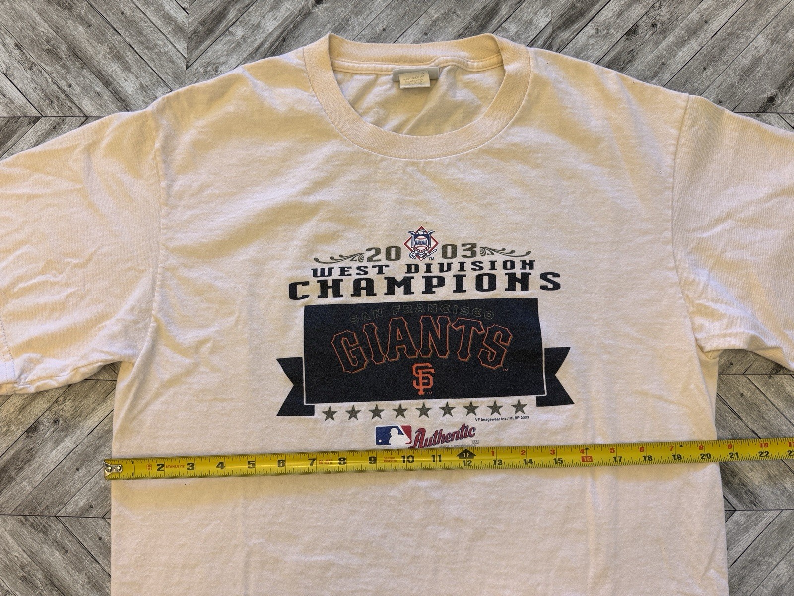 VTG San Francisco Giants T-Shirt Mens Large Ivory MLB Baseball Sports Streetwear