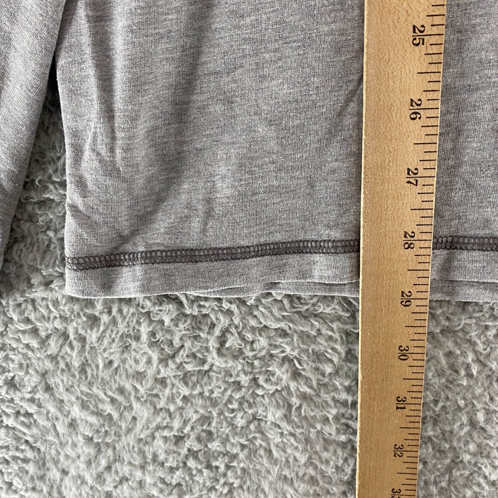 Coolibar Long Sleeve Shirt Mens Large Bamboo UPF 50 Gray Stretch Everyday