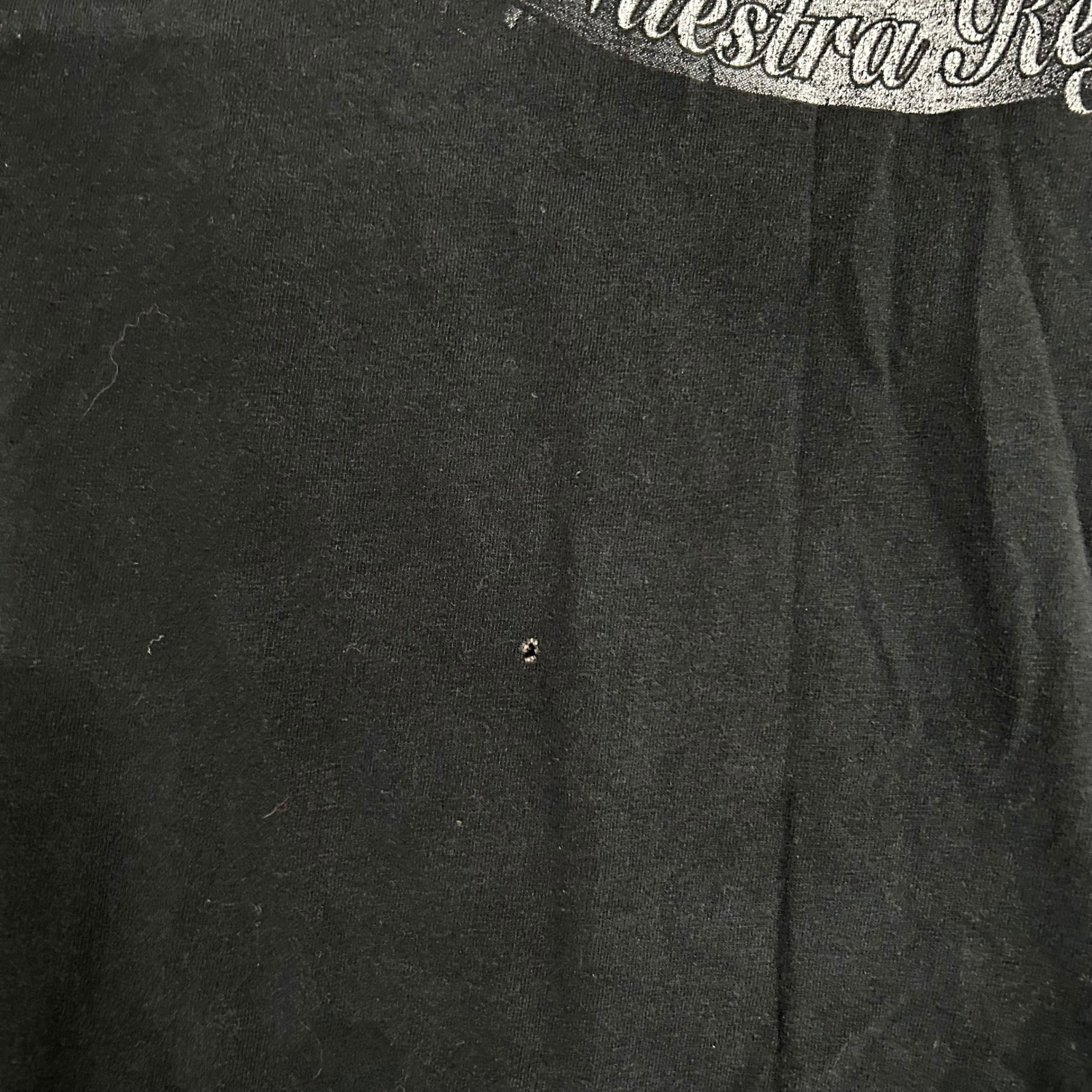 Gildan T-Shirt Mens Size XL Black Virgin Mary Nuestra Reyna Graphic Cotton Tee