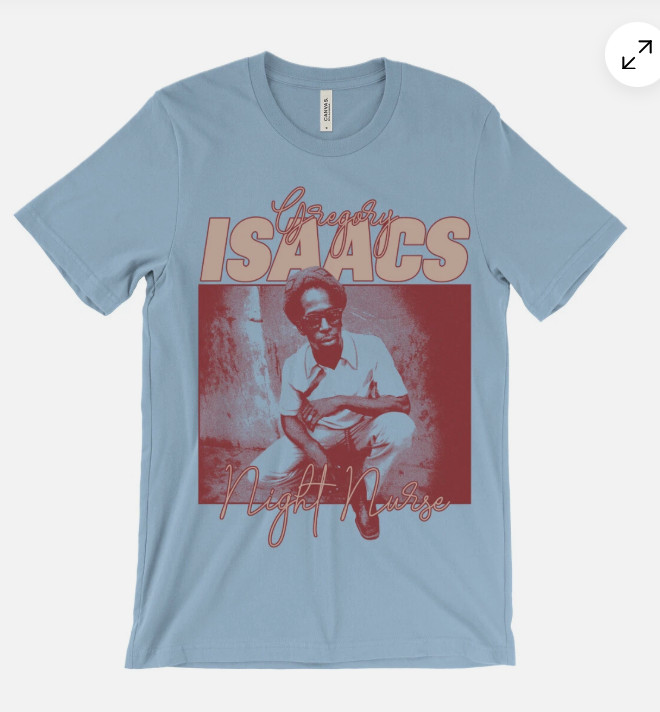 Gregory Isaacs t shirt – Night Nurse – Lonely Lover – Dancehall – Reggae – Dub