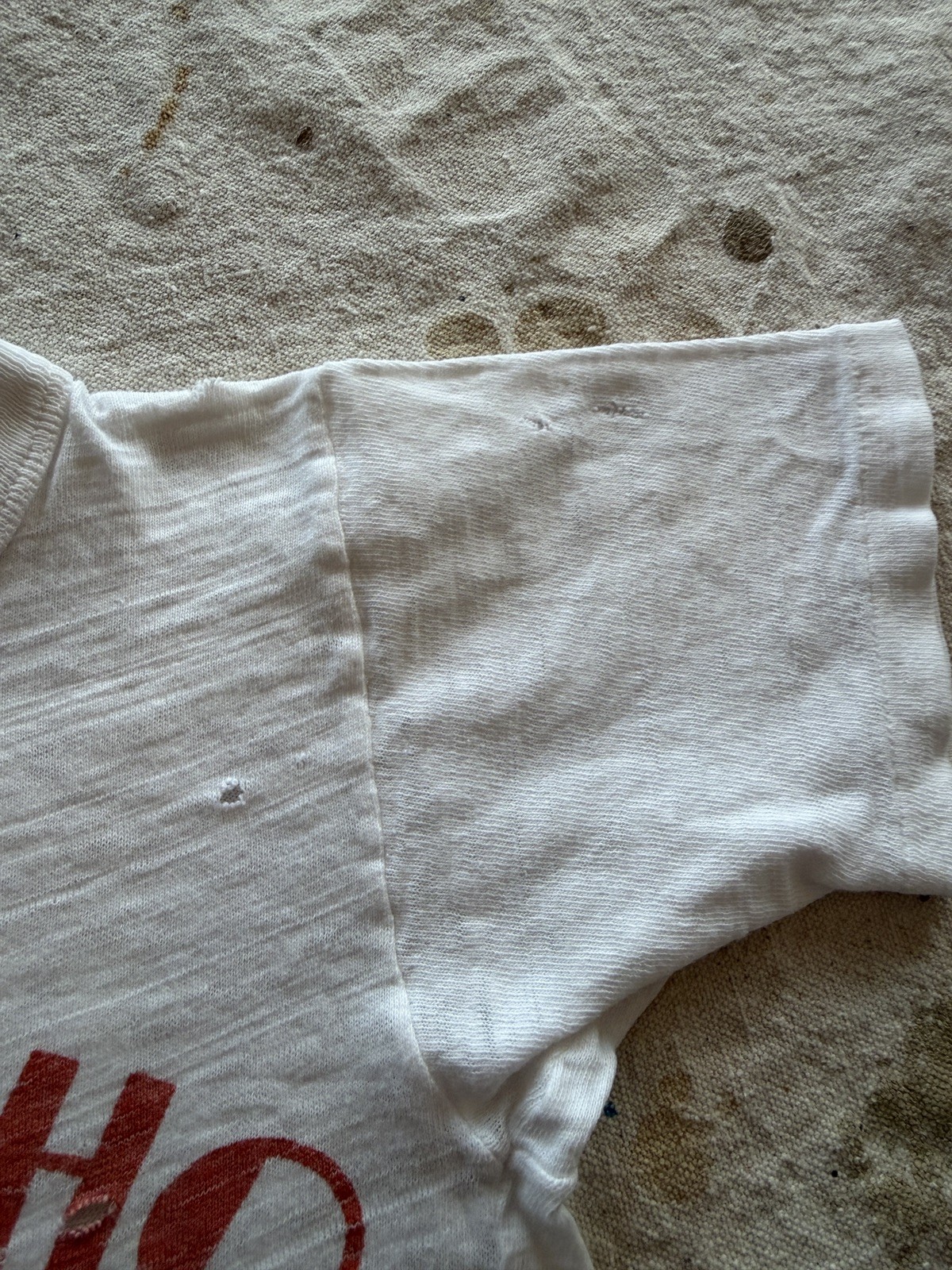 Vintage 30s 40s US Military Fort Concho Military Base Kids Tee