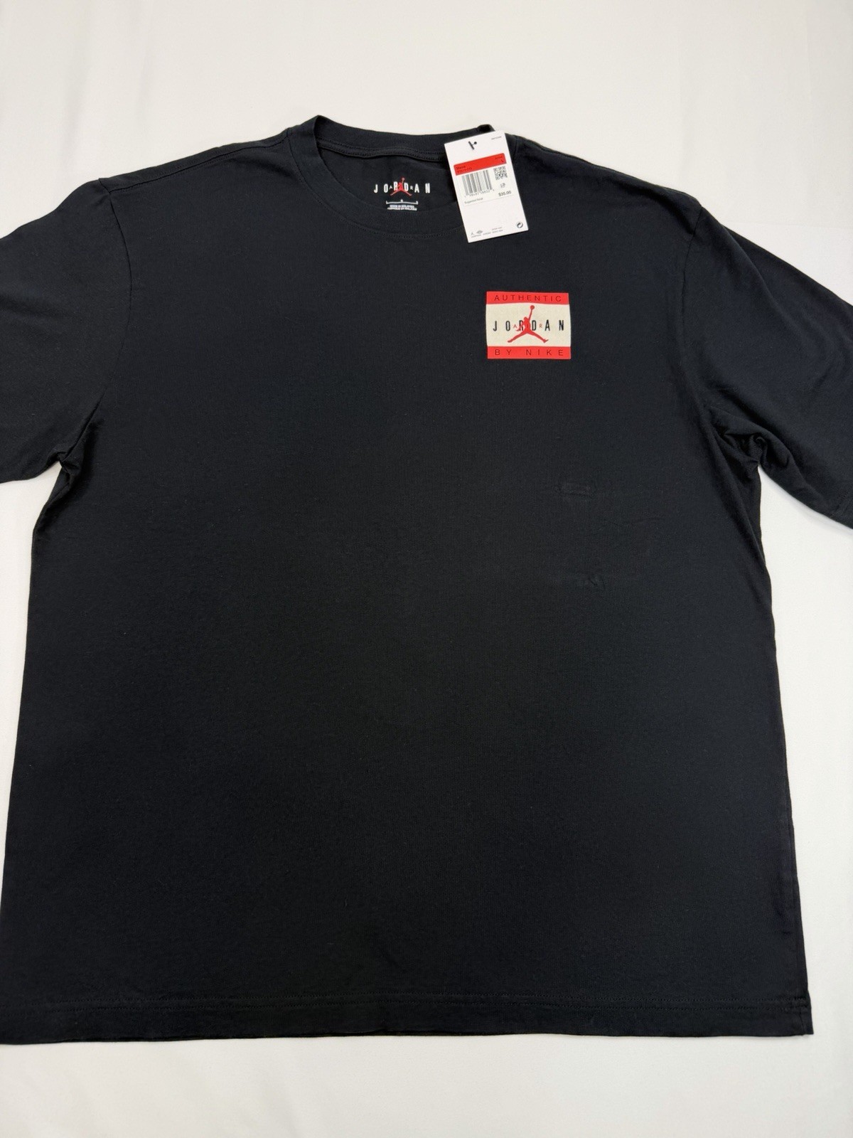 $35 BRAND NEW NIKE MEN’S AIR JORDAN TEE T SHIRT LARGE L BLACK IF5619-010