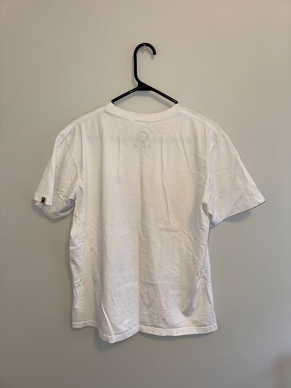 A Bathing Ape BAPE Multi Camo Ape Head T Shirt White Size M