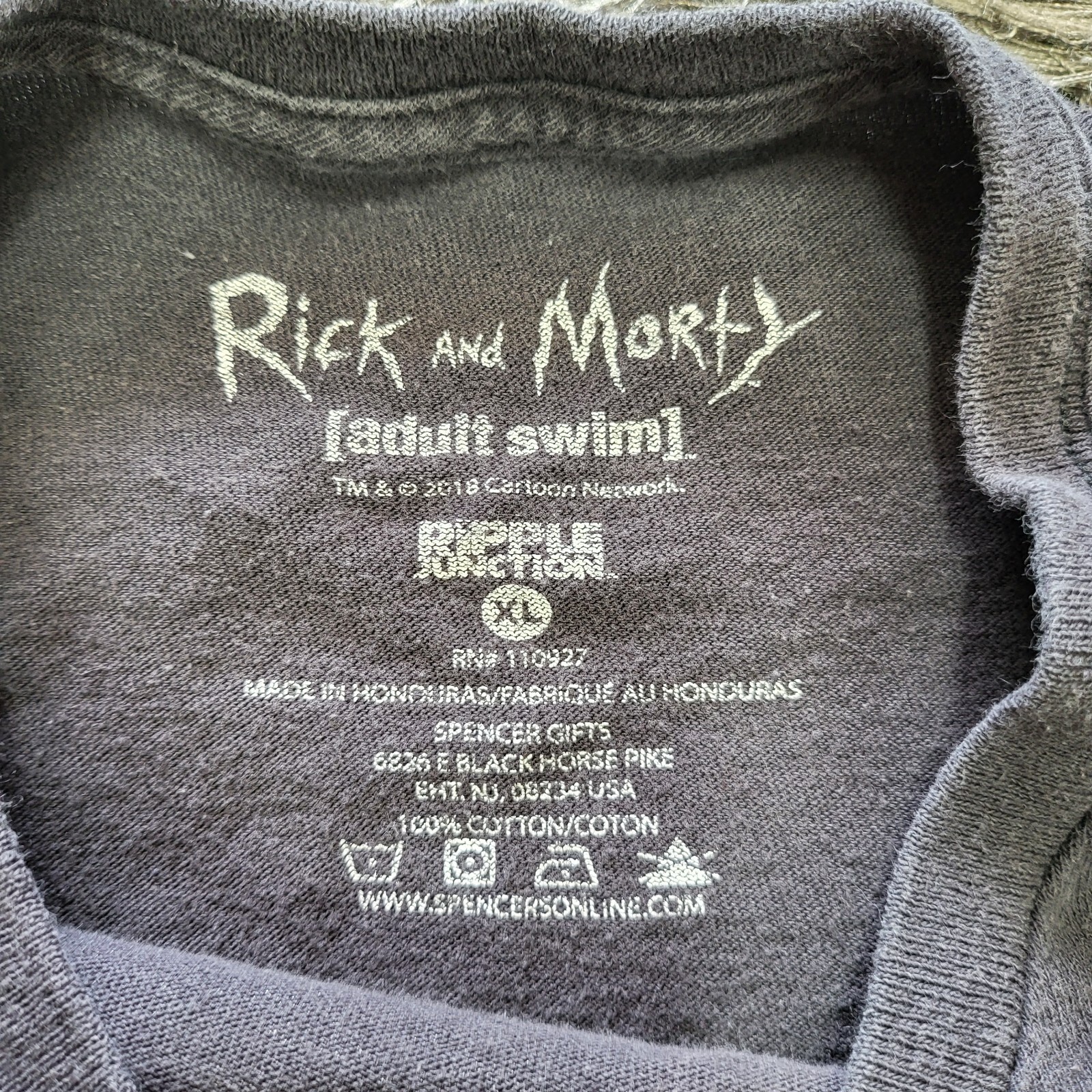 Rick & Morty T-Shirt Mens XL Black Adult Swim Comedy Funny Ripple Junction Flaw