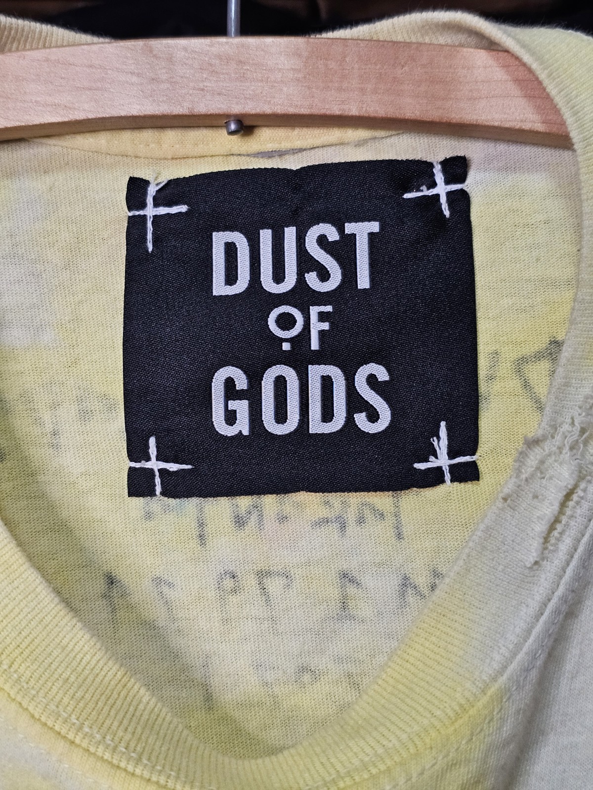 Dust OF Gods Mens XL Rare Graphic Design 1 Of 1 Distressed Tee Shirt Designer