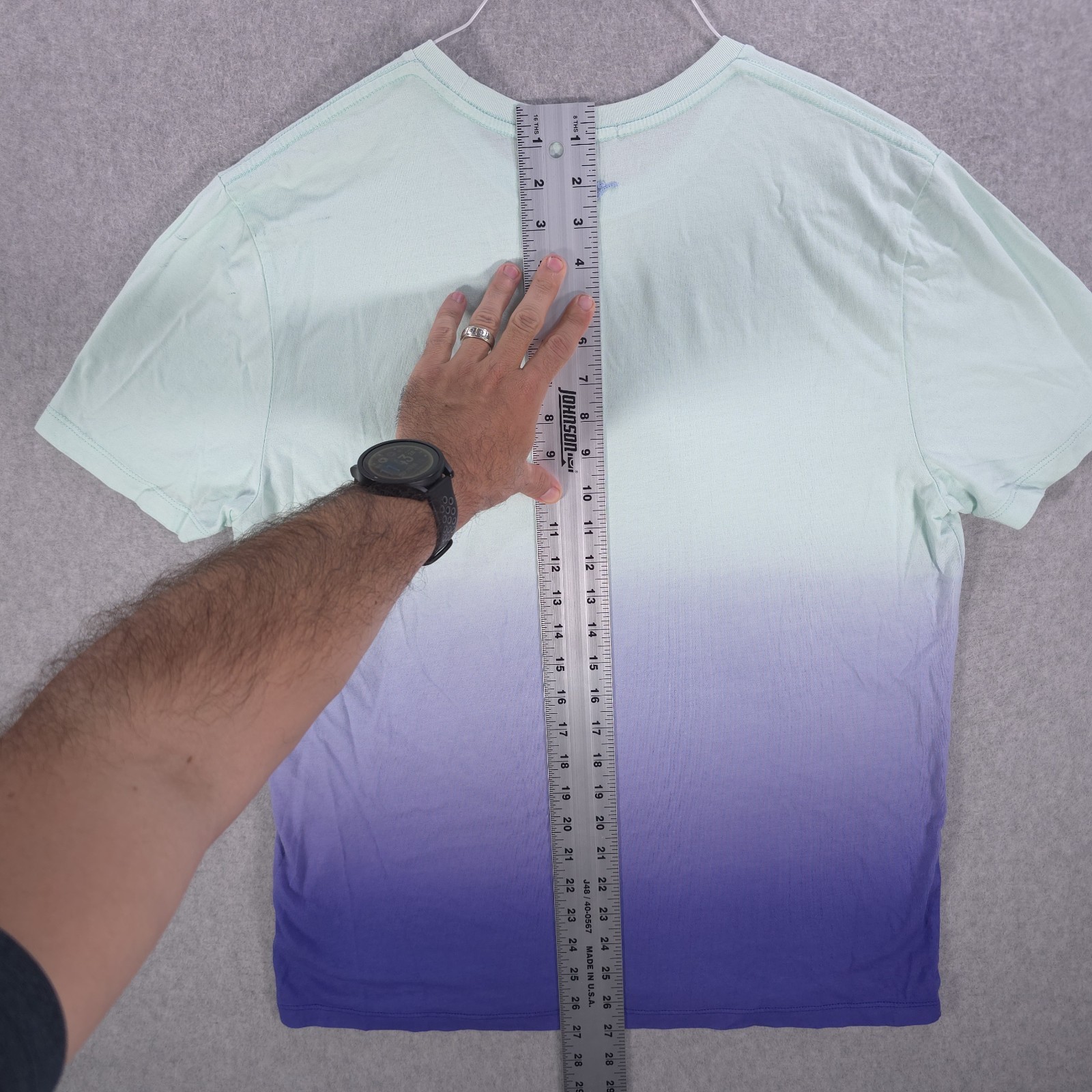Marine Layer Signature Crew Tee Gradient Modal Casual Shirt Mens Medium
