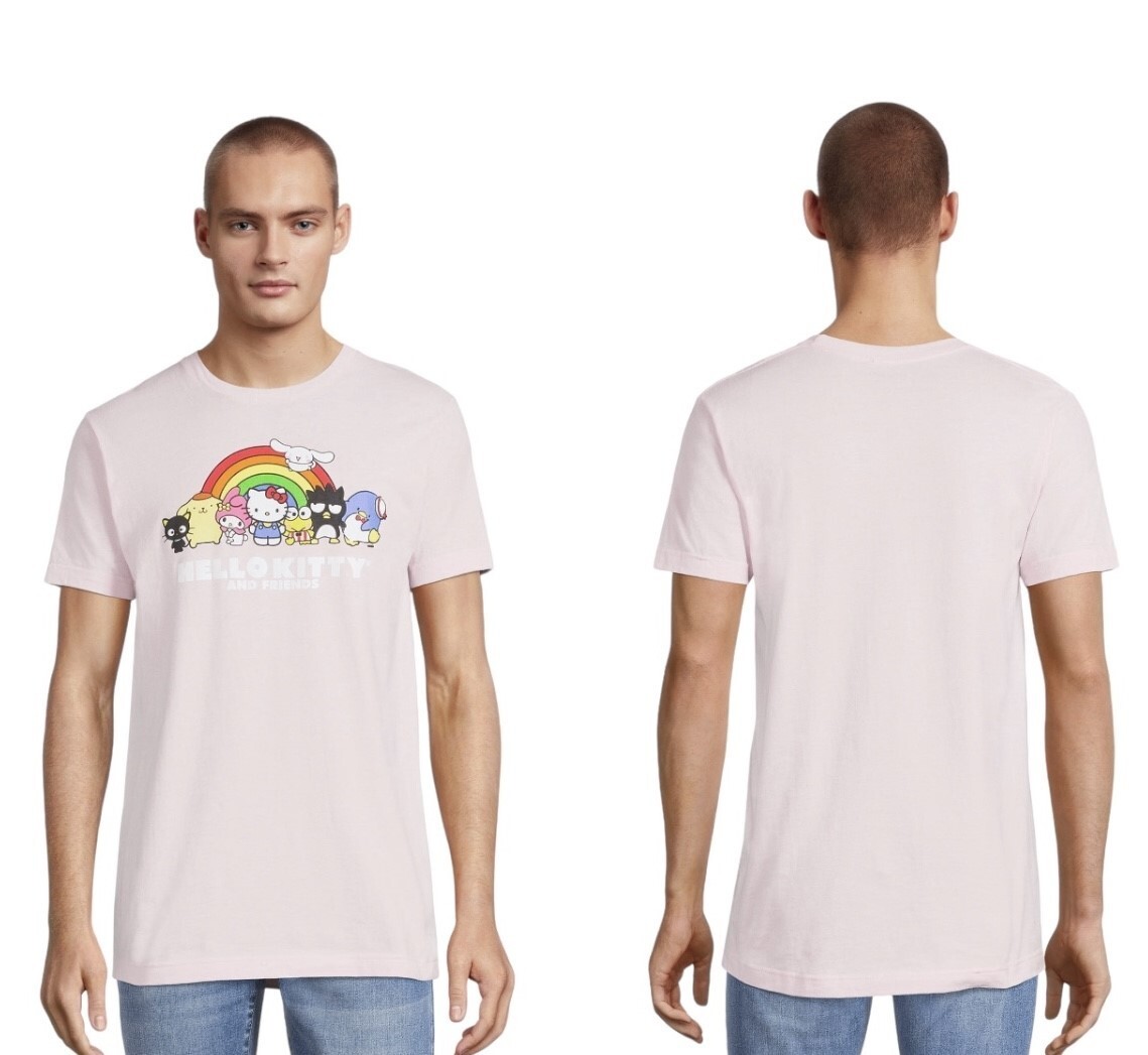 NWT Santio Hello Kitty & Friends Men’s Graphic Tee Short Sleeve, 3XL (54-56)