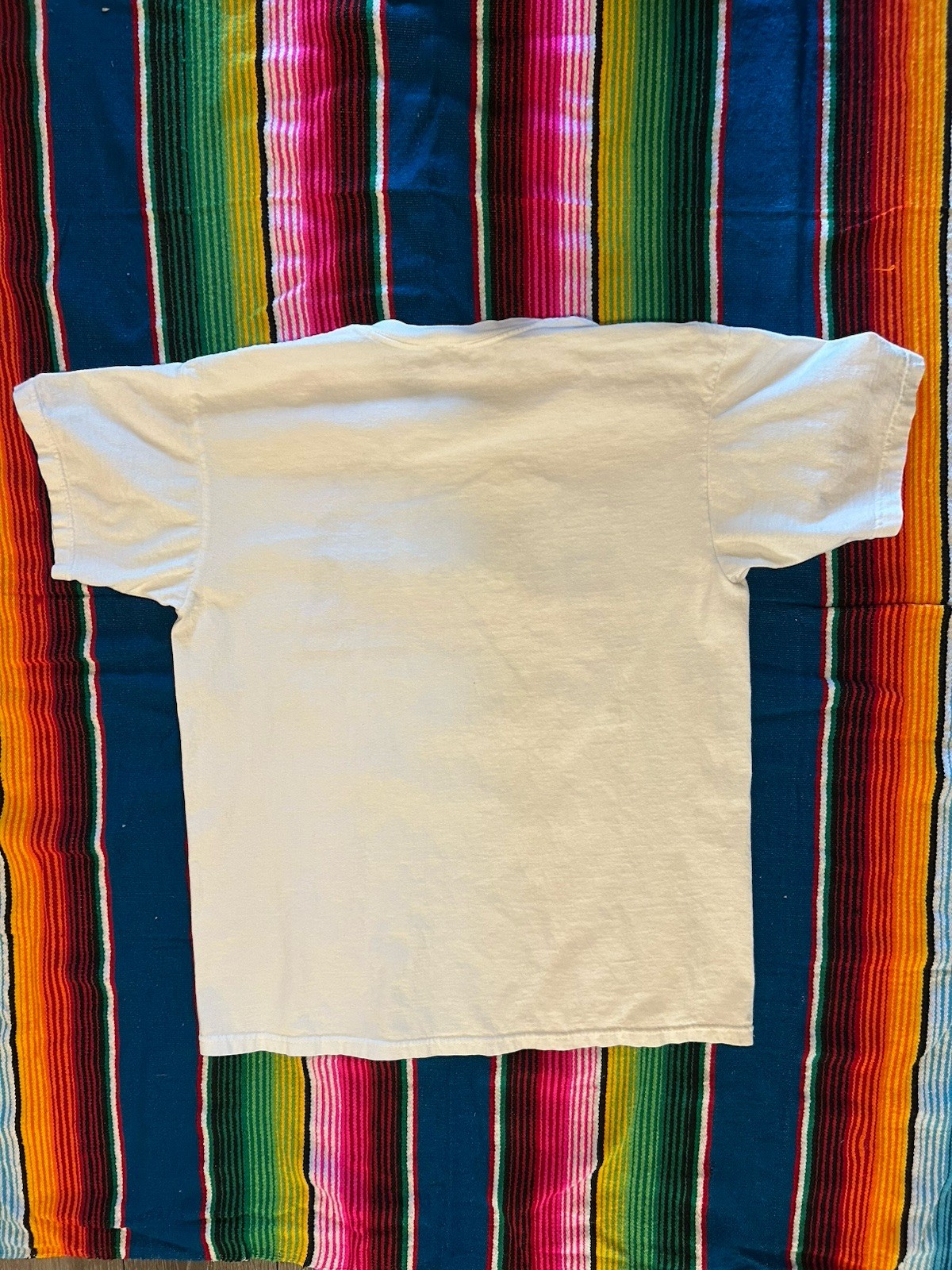 Vintage USA Anvil Made in USA American Flags Variation T Shirt White Large