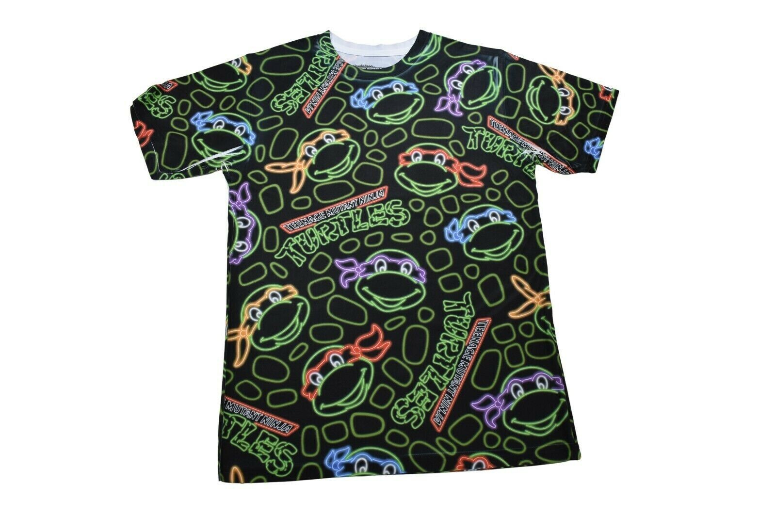 Teenage Mutant Ninja Turtles Mens All Over Print AOP Shirt New S, 2XL