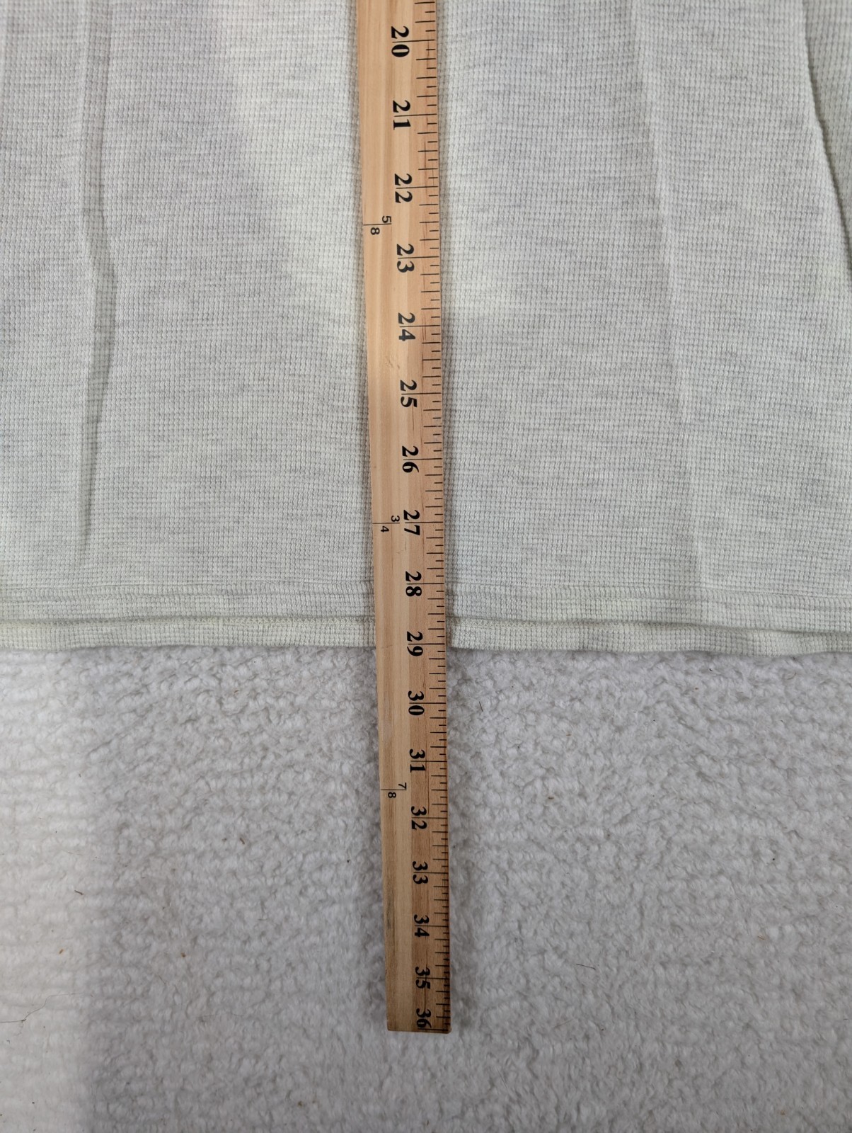 POLO RALPH LAUREN Waffle Knit Crewneck Pull-On Thermal White Shirt Men’s 2XL
