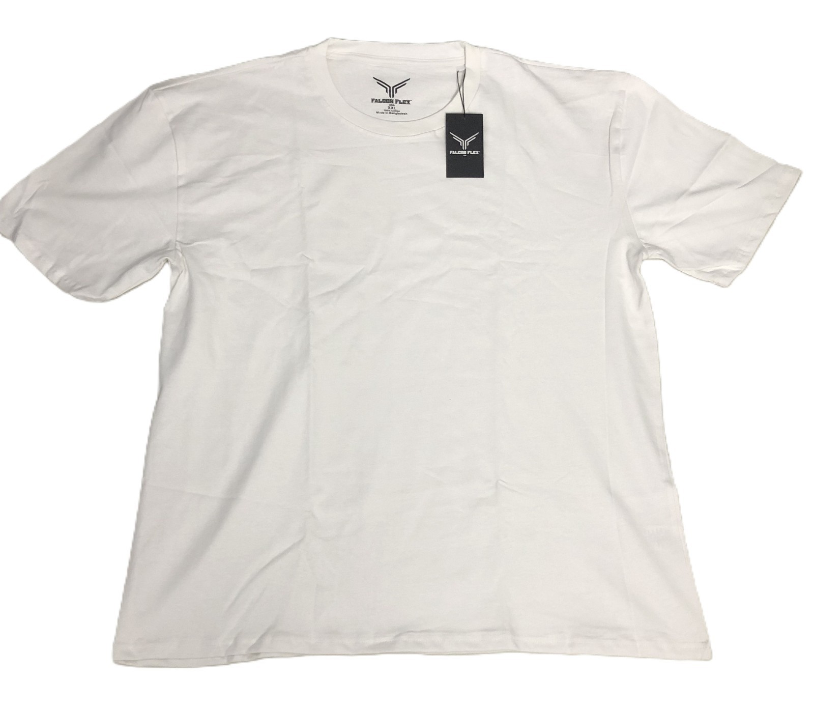 NWT Falcon Flex USA Men’s 2XL Short Sleeve Plain Cotton T Shirt Choose Color