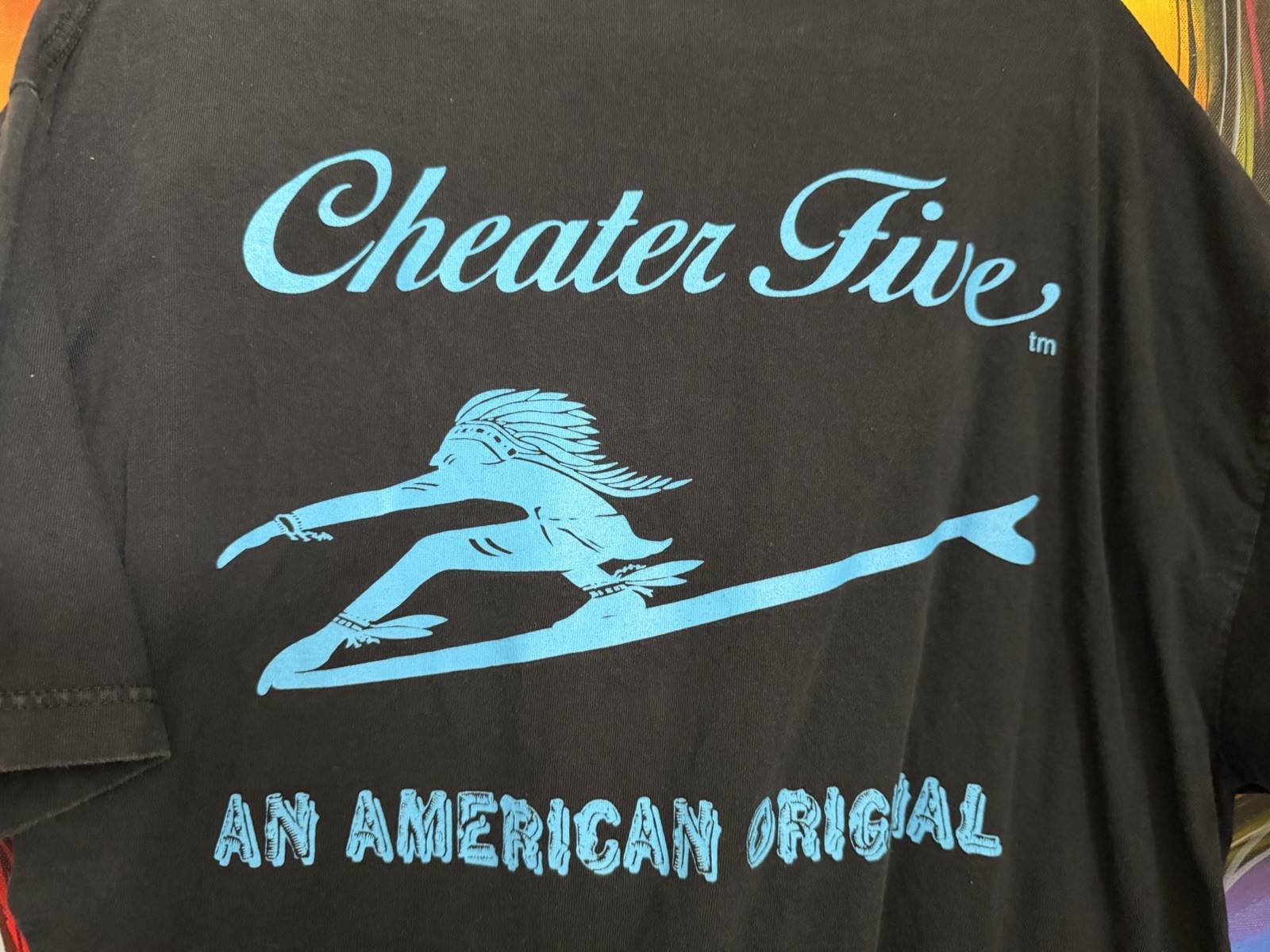 2000 Y2k Surfwear Cheater Five Surfer Graphic Tshirt Hawai Hawaiian Oahu XL