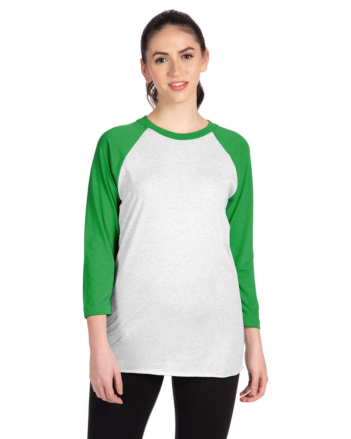 Next Level Apparel Unisex Triblend Three-Quarter Sleeve Raglan – 6051